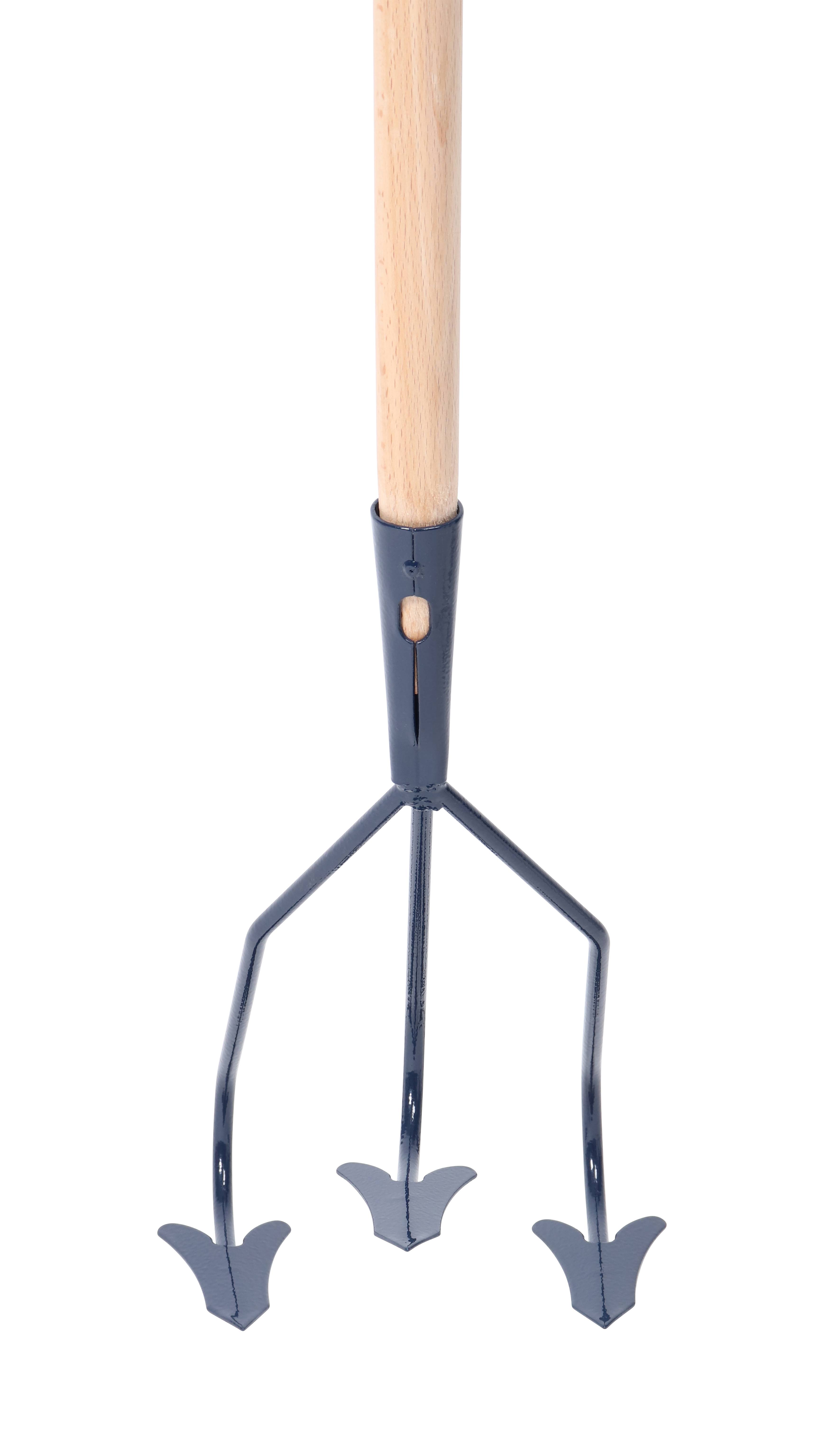 Cultivateur à main 3 dents fixes Hêtre 130 cm - S&J - Image 5