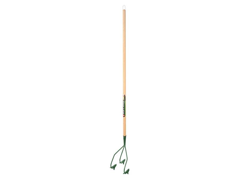 Cultivateur à main 3 dents fixes Hêtre 130 cm - S&J - Image 1