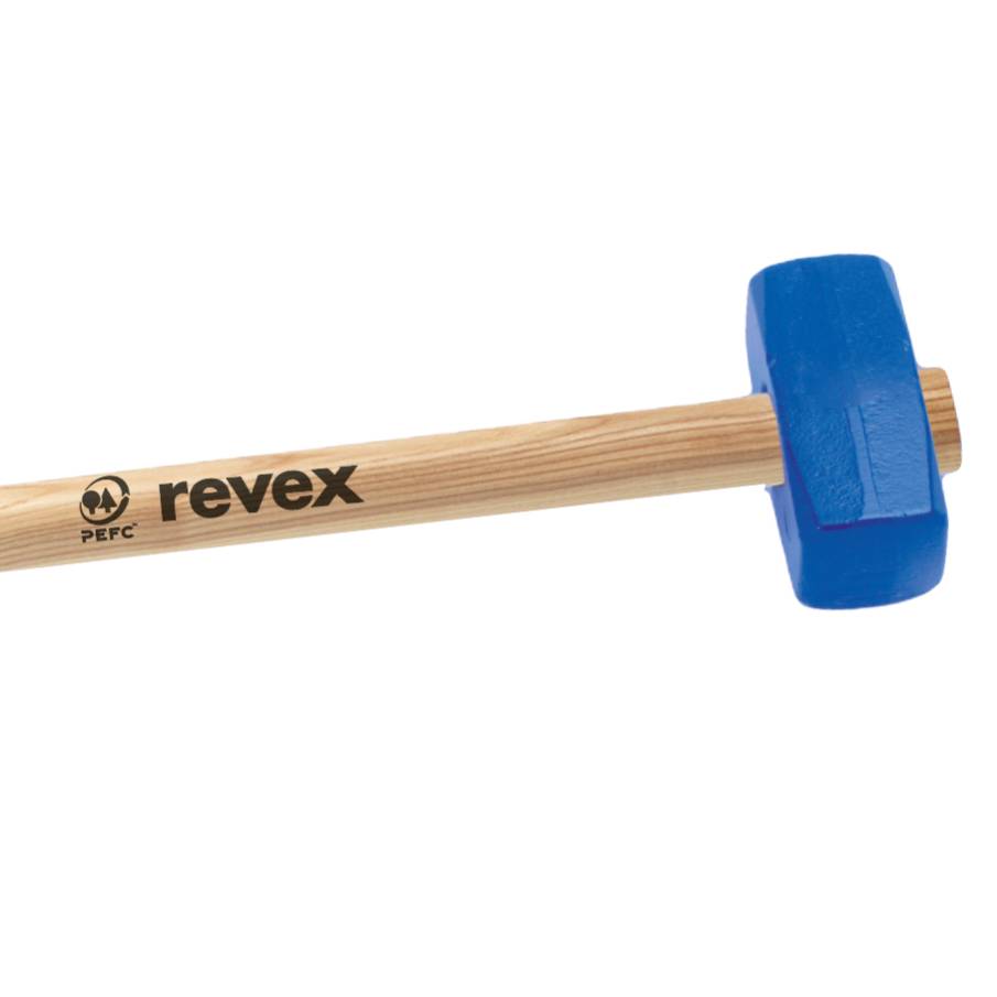 Masse couple manche bois 4 kg 90 cm – REVEX - Image 1