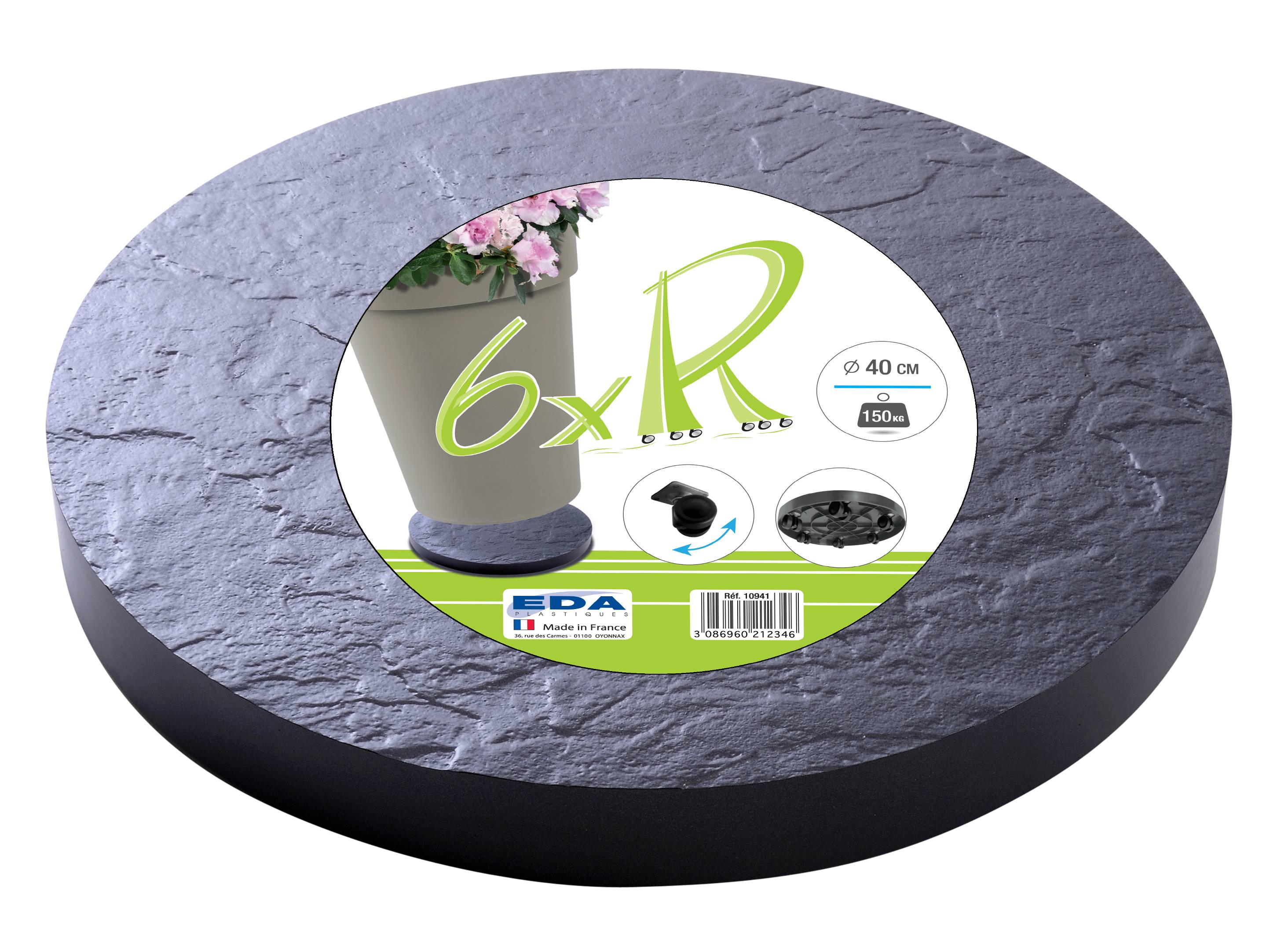 Support pot à roulettes - EDA - Imagen 2