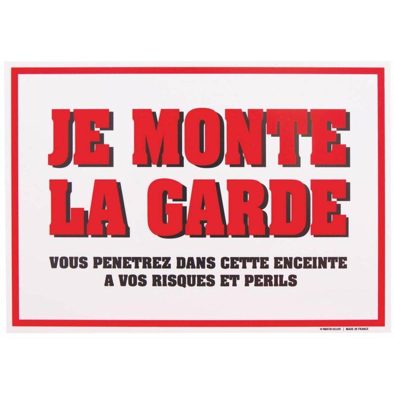 PANNEAU DE GARDE 250X175