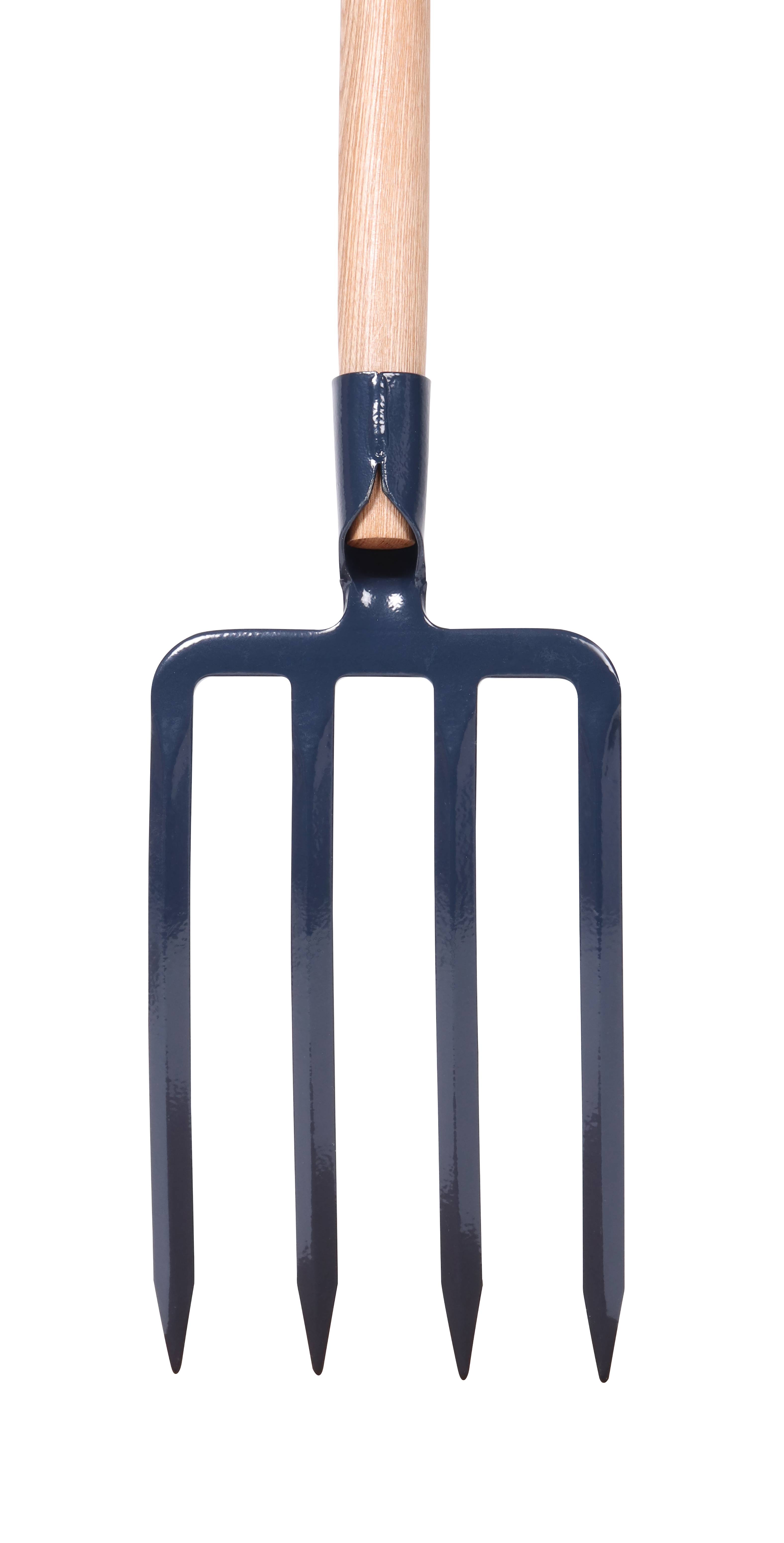 Fourche à bêcher douille 4 dents acier frêne 100 cm - S&J - Image 6