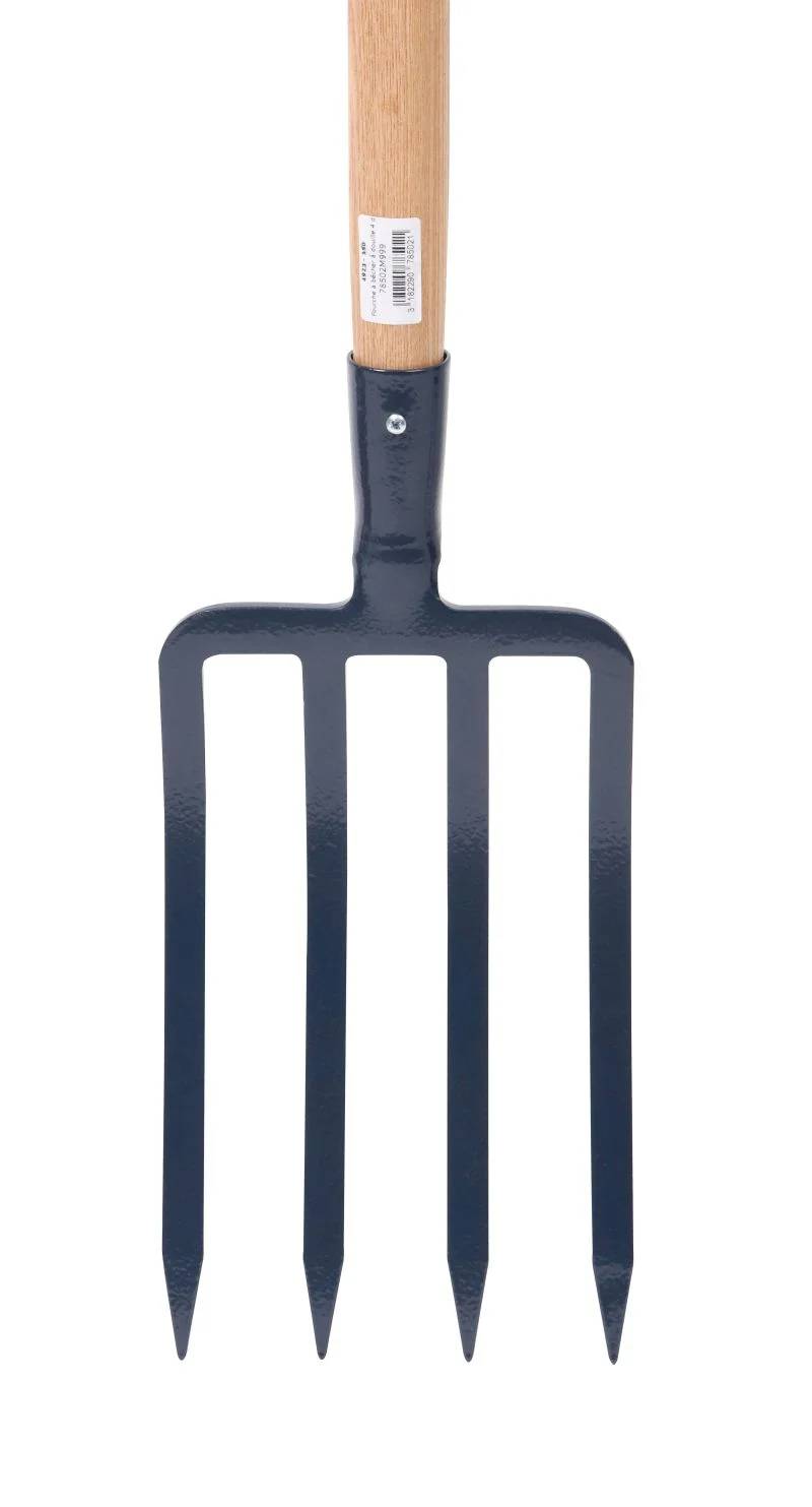 Fourche à bêcher douille 4 dents acier frêne 100 cm - S&J - Image 12