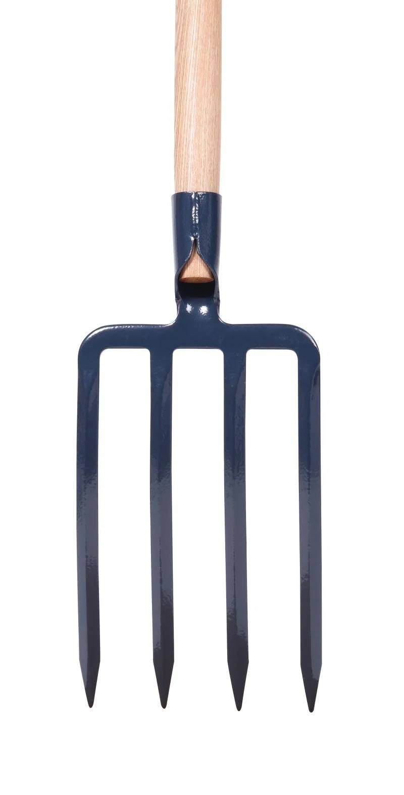 Fourche à bêcher douille 4 dents acier frêne 100 cm - S&J - Image 13
