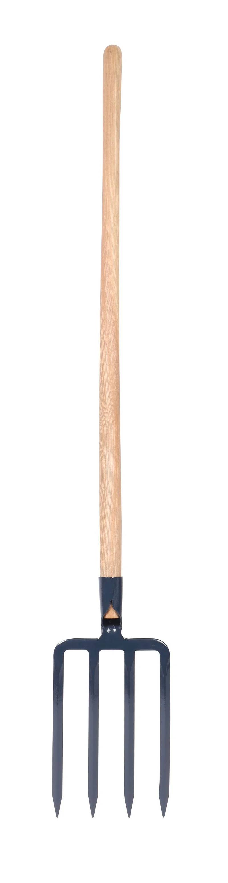 Fourche à bêcher douille 4 dents acier frêne 100 cm - S&J - Image 14