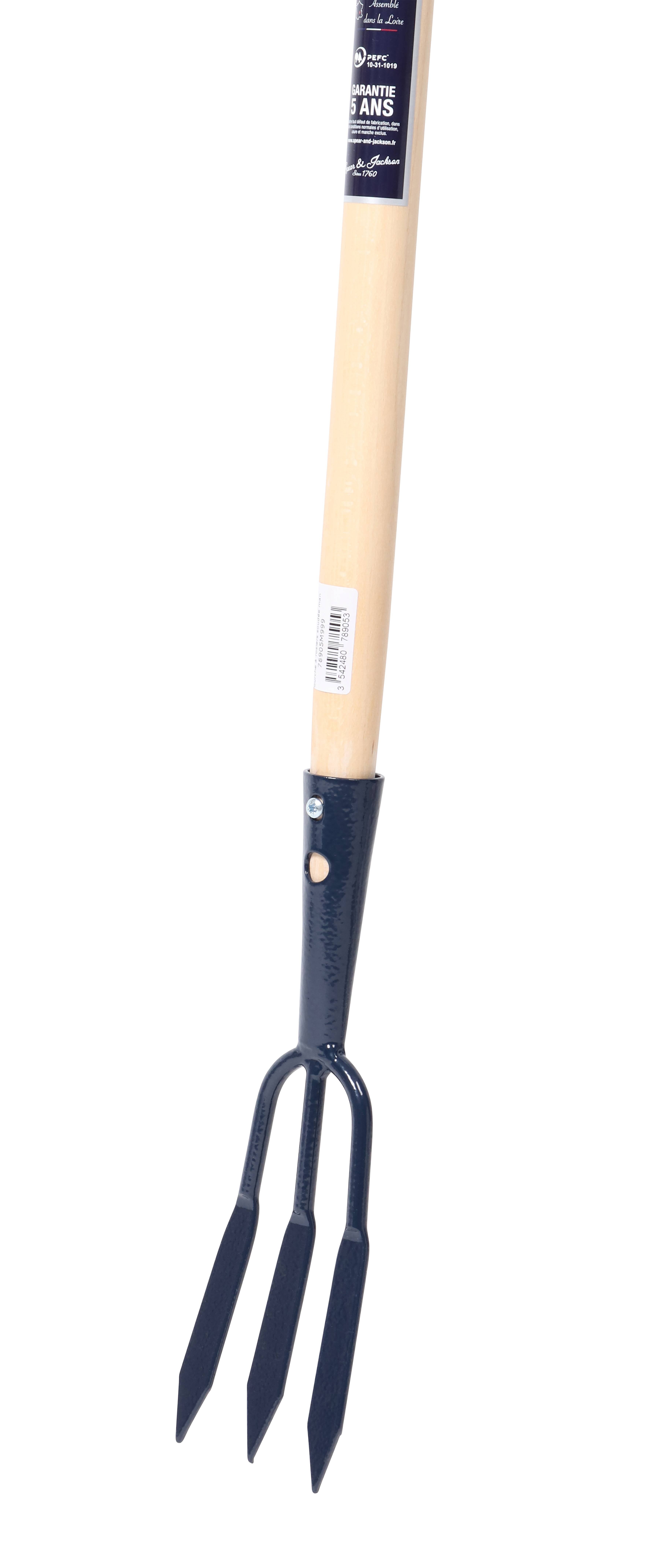 Fourche Rosiers Soudée Manche Bois 110 cm - S&J - Imagen 1