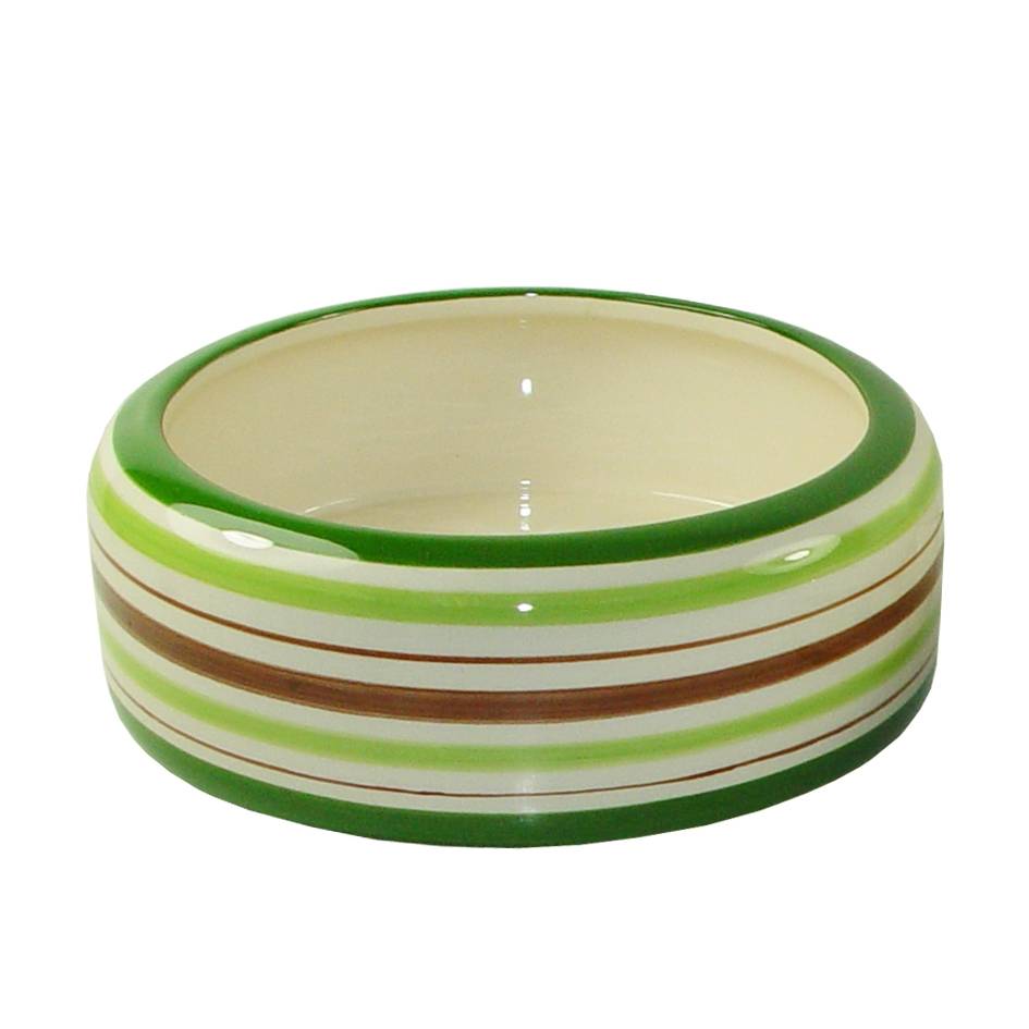 Gamelle pour lapins et furets céramique blanc cassé Ø 16 cm H 5,5 cm - RONGIS - Image 1