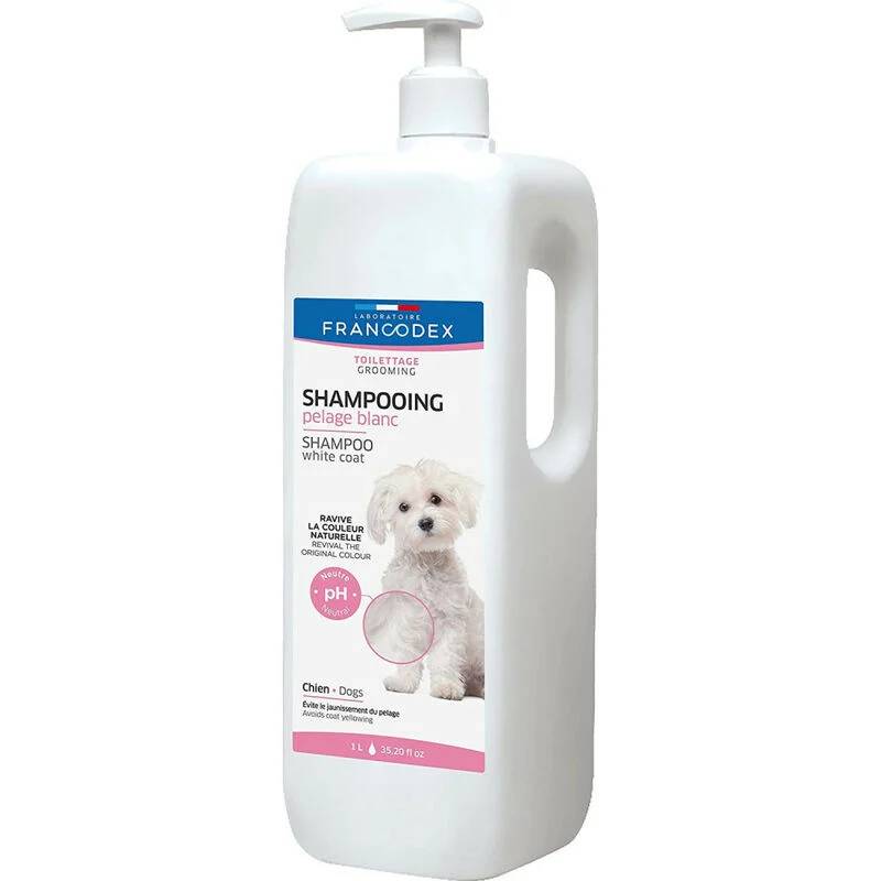 Shampooing pelage blanc 1l - FRANCODEX