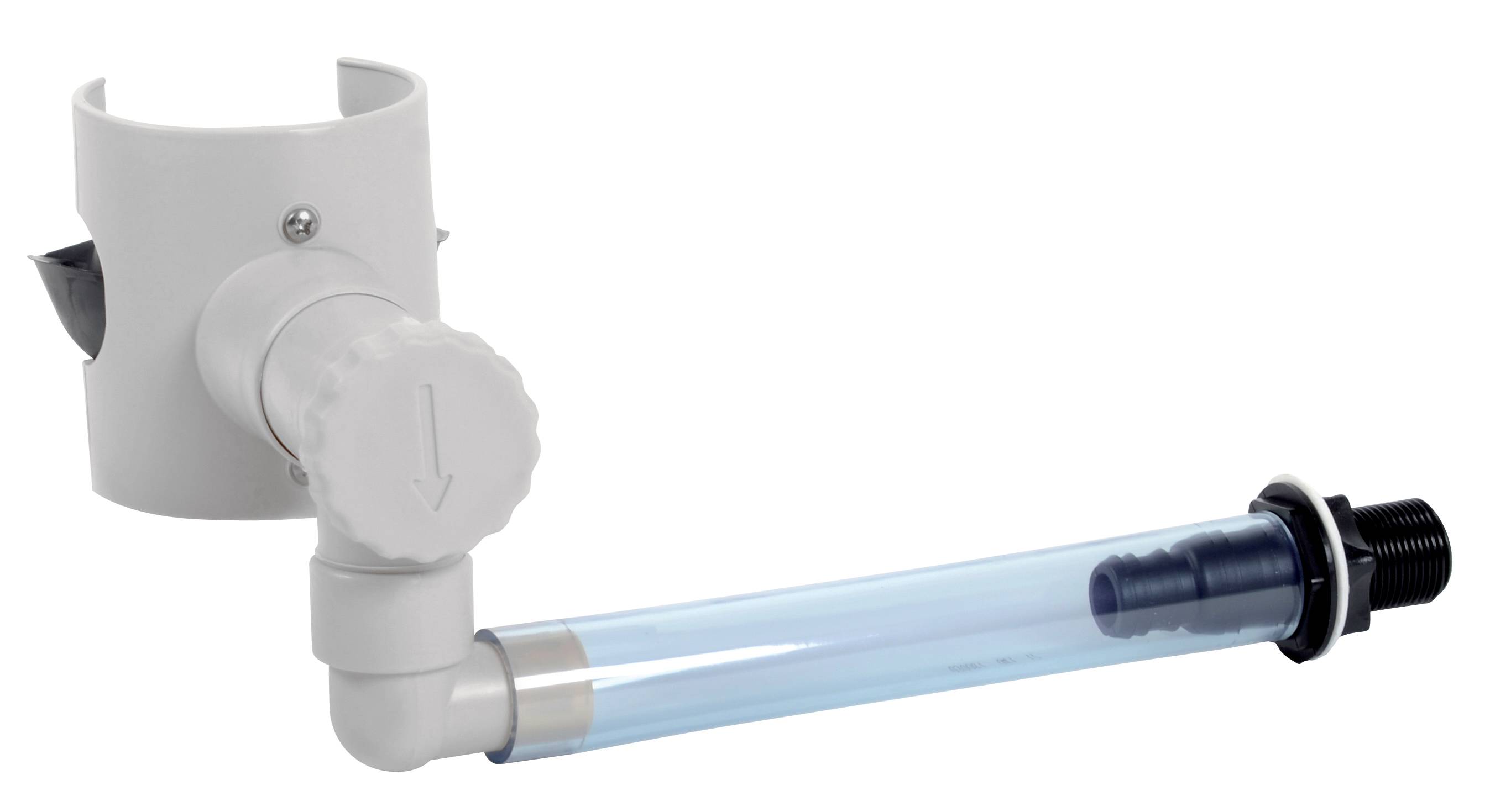 EDA Plastiques - Kit collecteur eau de pluie gris Ø 8 à 10 cm CAPT'EAU - Image 1