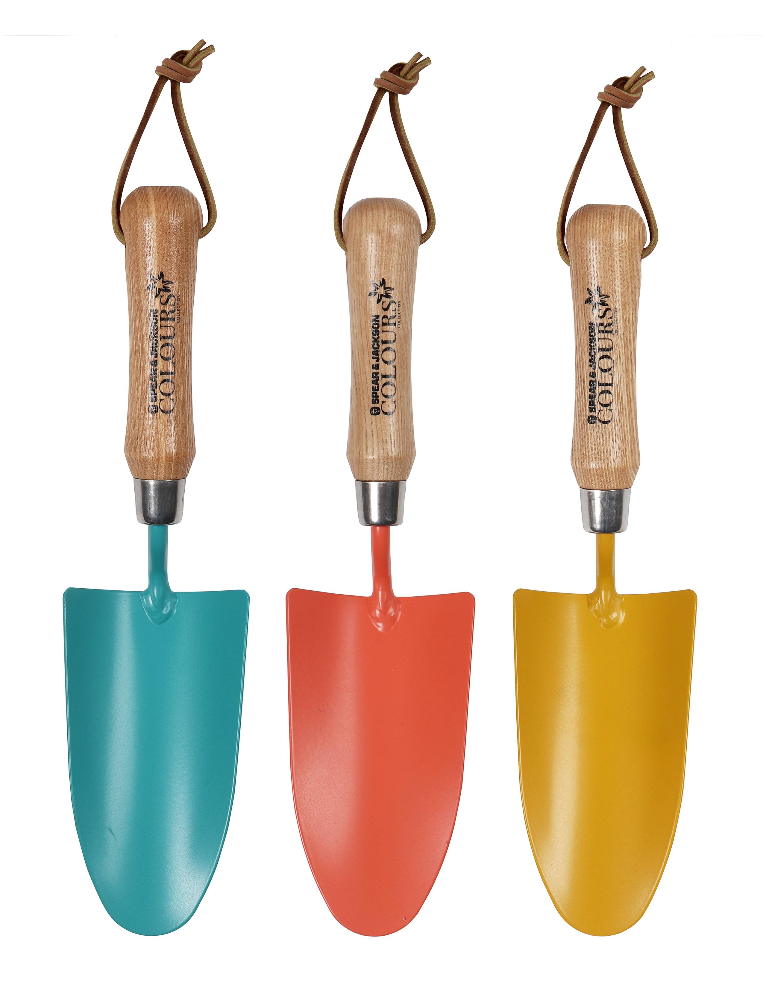 Transplantoir manche bois Colours Collection - S&J