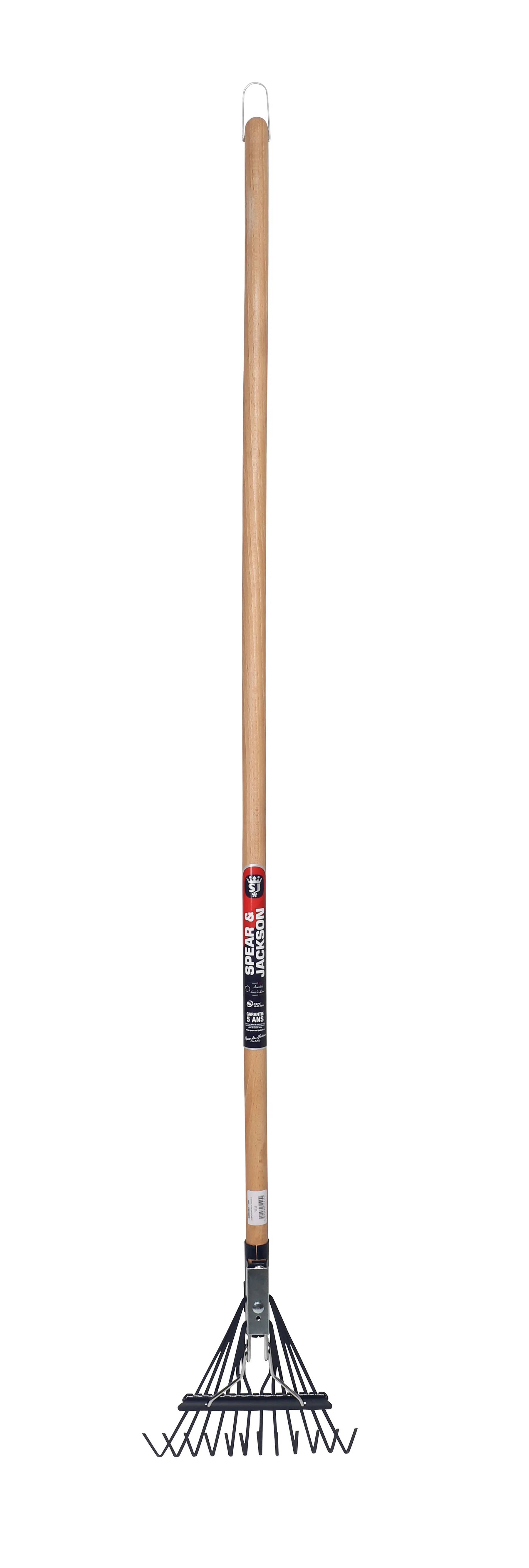 Balai de Rocaille 12 Dents Manche Bois Hêtre 130 cm - S&J - Imagen 9