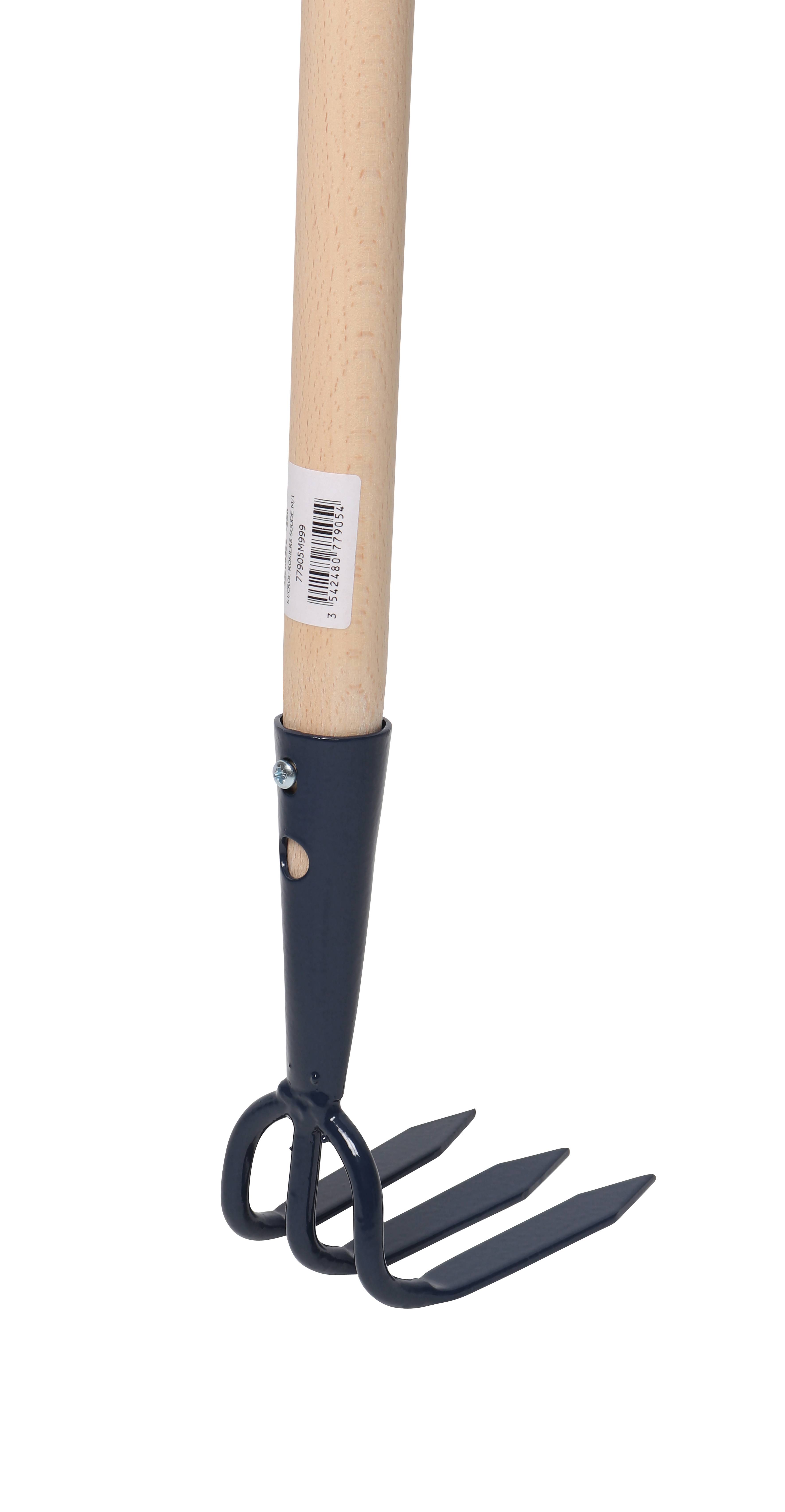Croc à rosiers soudé manche bois 110cm - S&J - Imagen 1