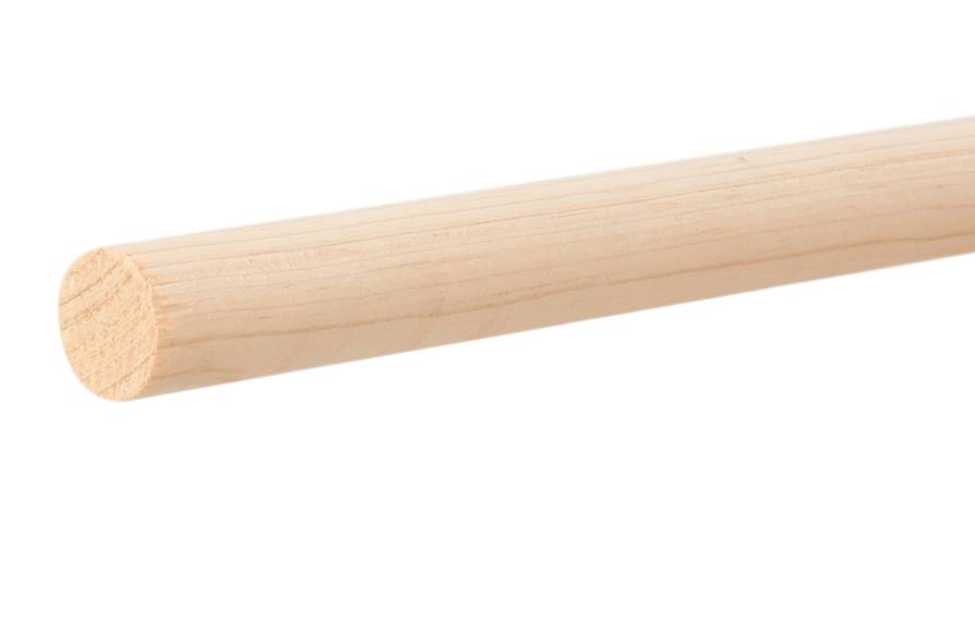 Manche de balai cantonnier bois pin L 150 cm S&J - Imagen 2