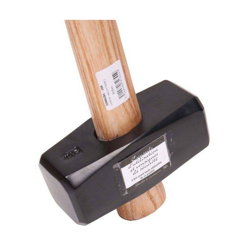 Masse Outil Acier Forgé Manche Frêne 4 kg 90 cm - S&J - Imagen 3