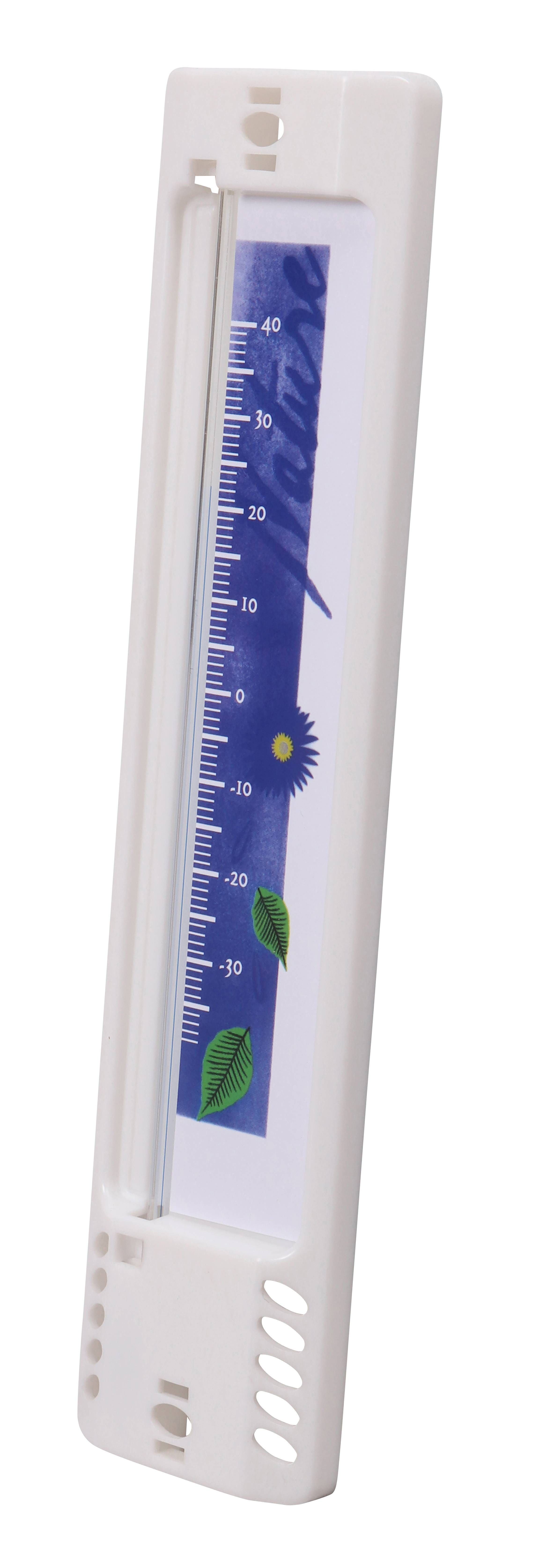 Thermomètre Décor Fleurs Blanc 20 cm - SPEAR - Image 4