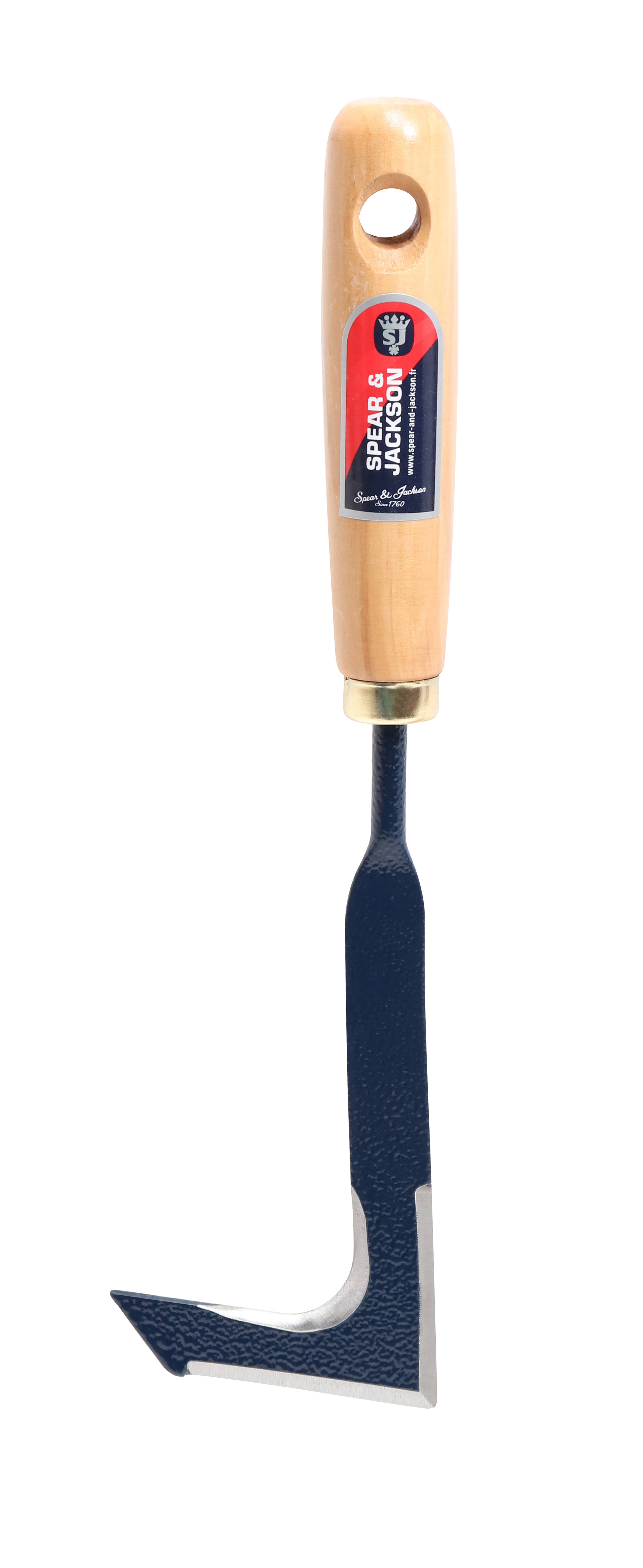 Couteau désherbeur affûté Acier Hêtre L 30 cm H 2,70 cm P 7,50 cm - S&J - Imagen 1