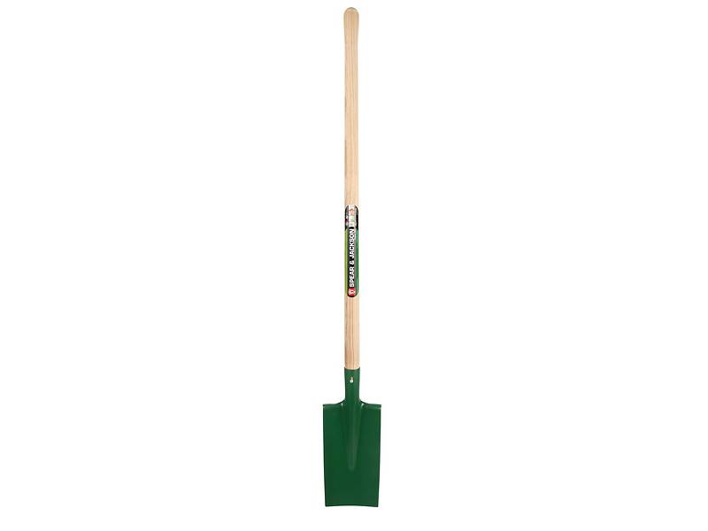Bêche dame acier manche bois pomme 24 cm - S&J - Imagen 2