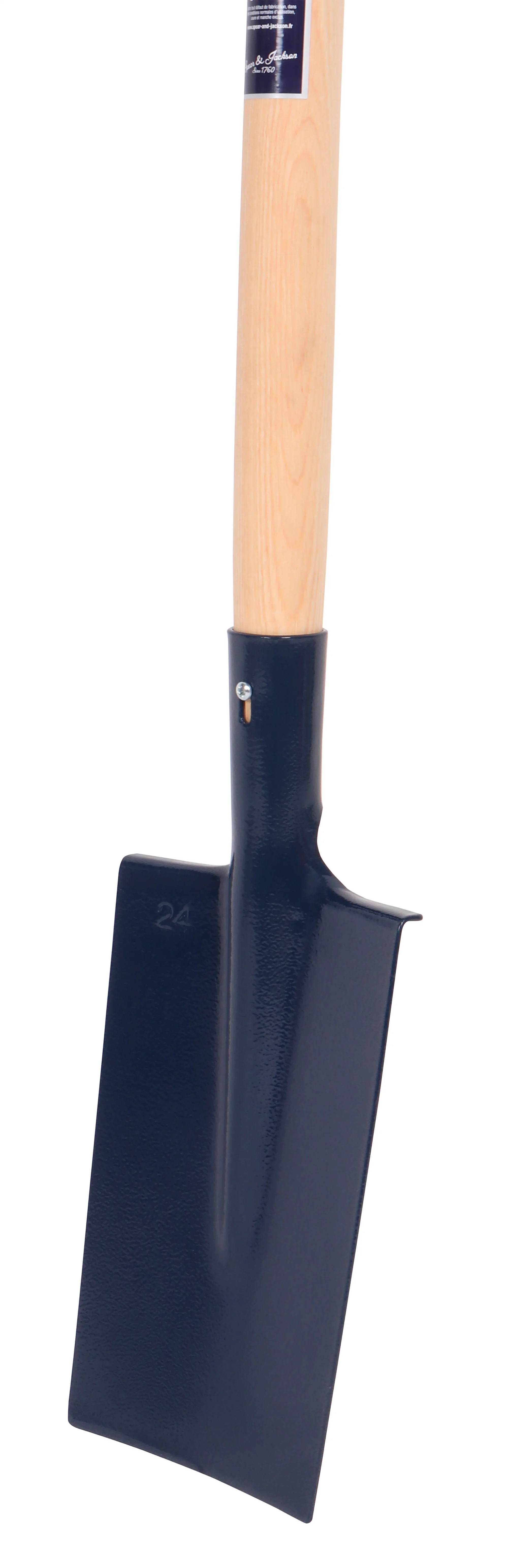 Bêche dame acier manche bois pomme 24 cm - S&J - Imagen 11