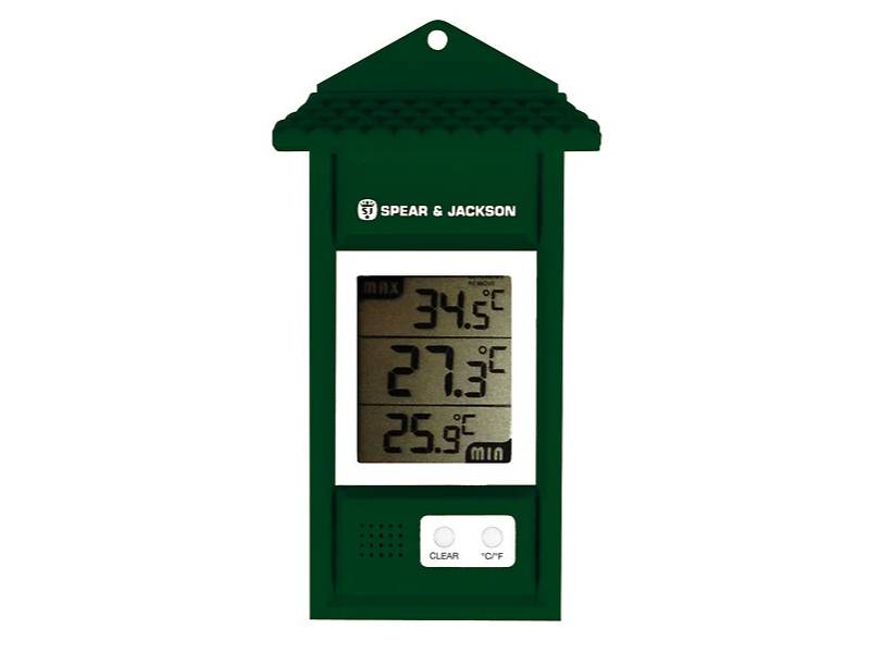 Thermomètre mini digital vert 15 cm SPEAR & JACKSON - Imagen 4