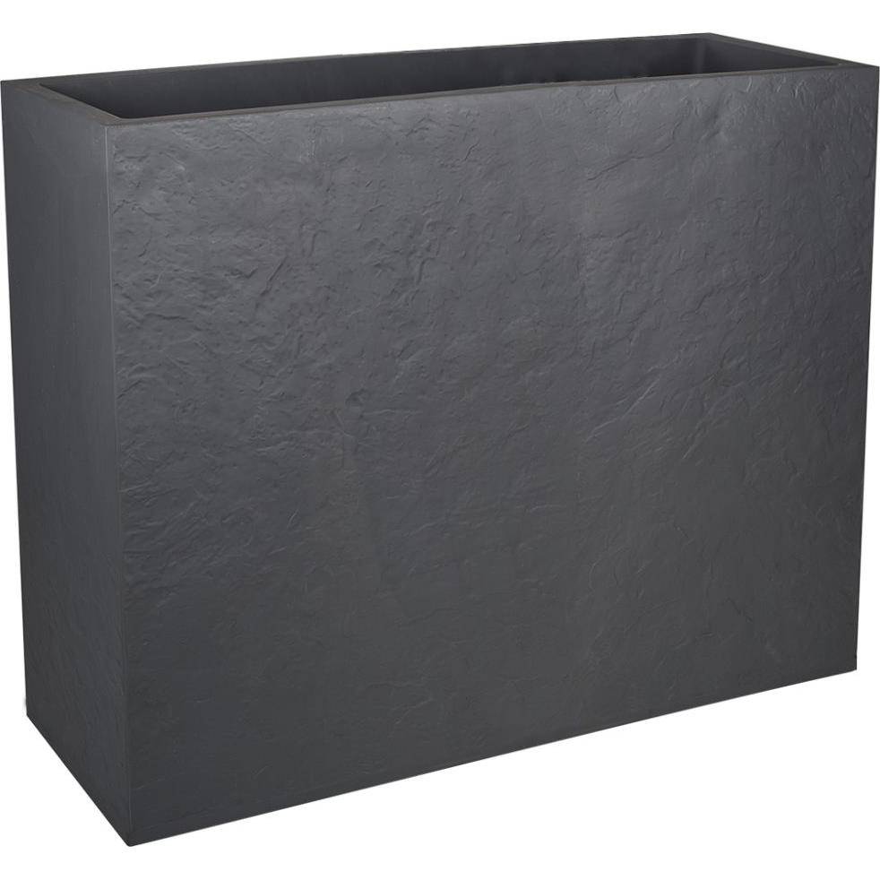 Muret EDA Loft plastique L78,5 H60 cm 46L anthracite - Image 1