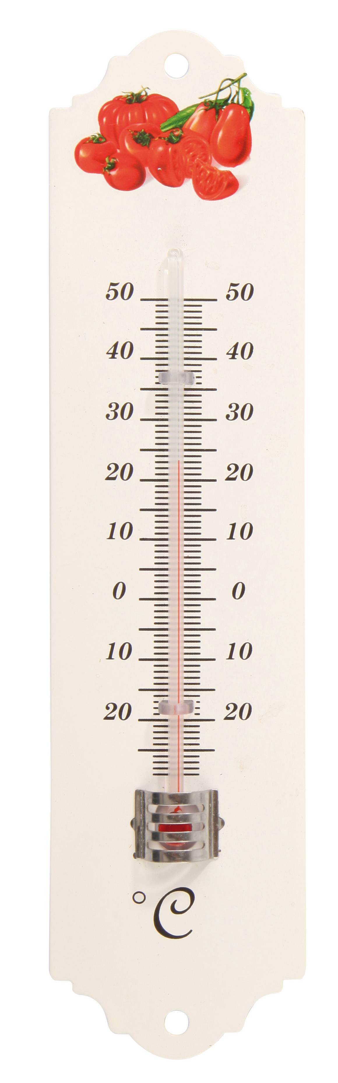 Thermomètre intérieur extérieur métal 20 cm S&J - Imagen 3