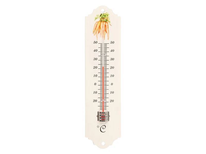 Thermomètre intérieur extérieur métal 20 cm S&J - Imagen 2