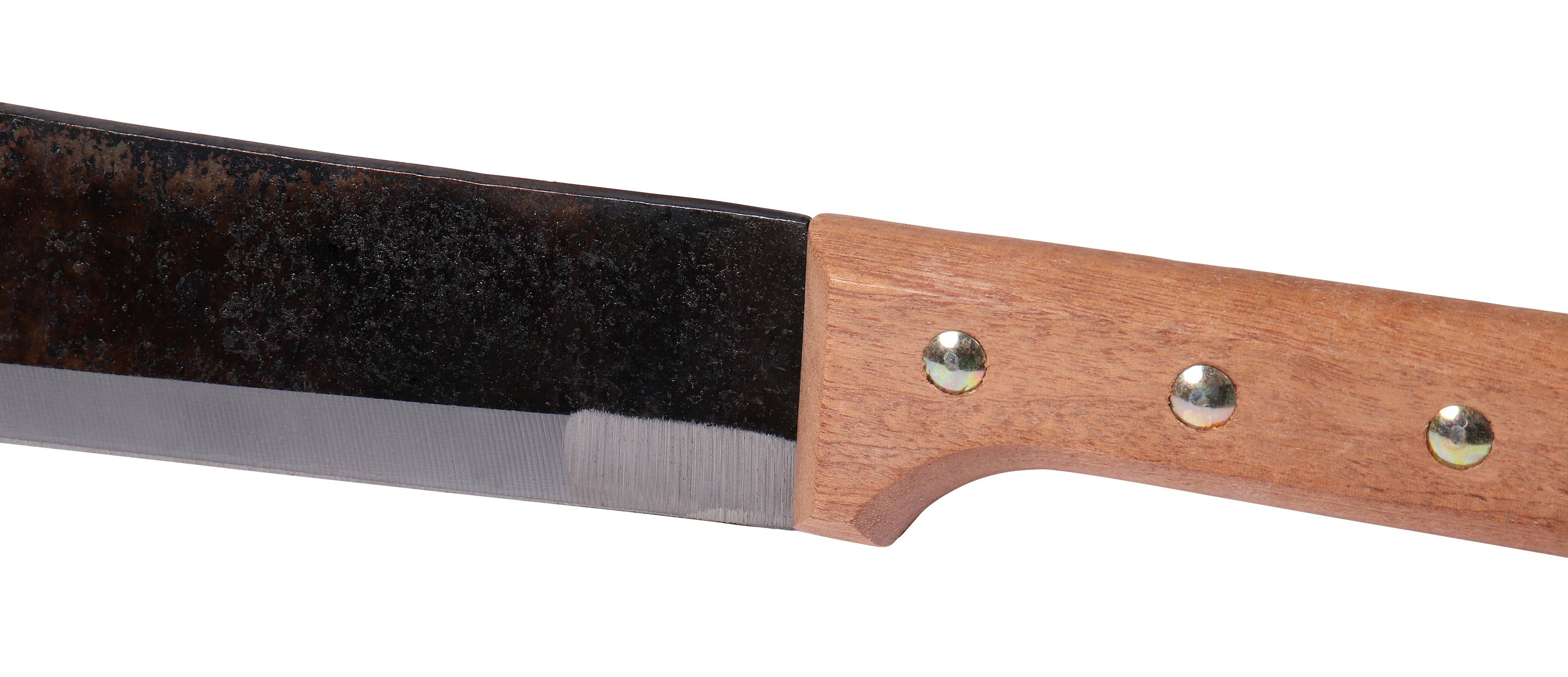 Machette poignée bois L 50 cm l 7 cm H 2,5 cm avec étui – S&J - Imagen 3