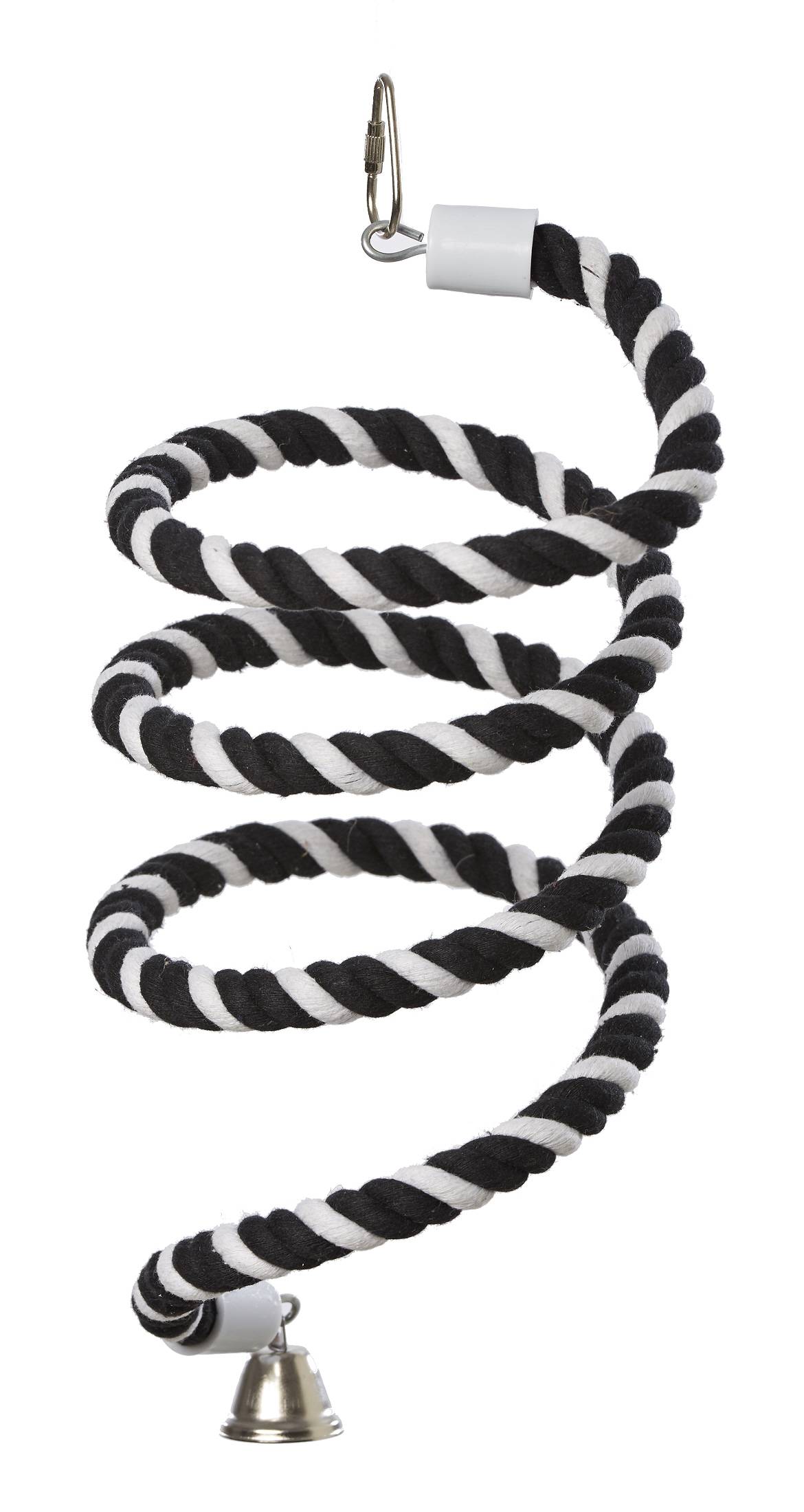 Corde coton en spirale pour grande perruche et perroquet H 246 cm - UNITED BIRD