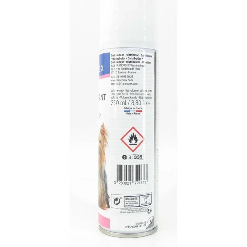 Spray démêlant à l'huile de jojoba 250 ml pour chiens - FRANCODEX - Image 2