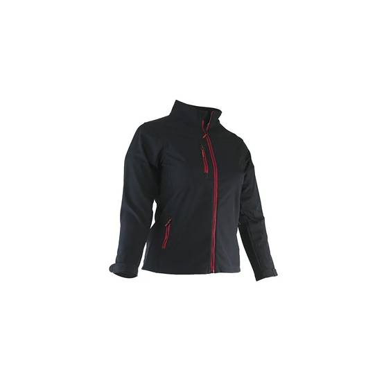 Blouson femme polaire softshell zippé noir ALBA - LMA - Image 5