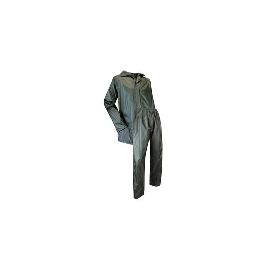 Ensemble de pluie imperméable polyester kaki modèle Averse – LMA - Image 5