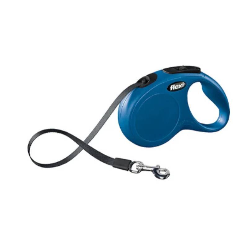 Flexi - Laisse Enrouleur Corde Bleu - FLEXI