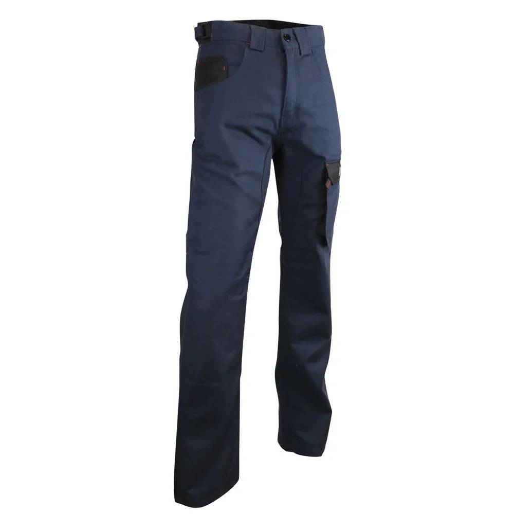 Pantalon de travail coton polyester taupe T50 - LMA - Image 2