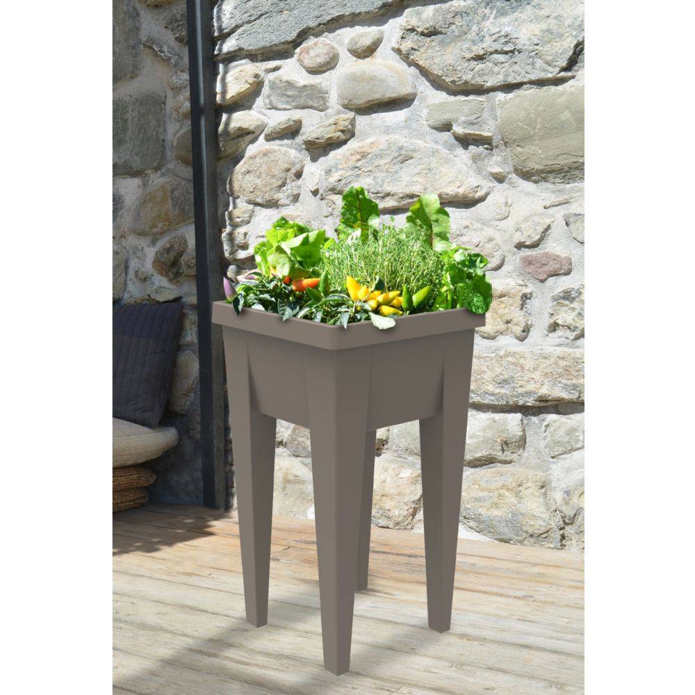 Eda - Espace potager sur pied EDA Vég&Table - Taupe - Imagen 1