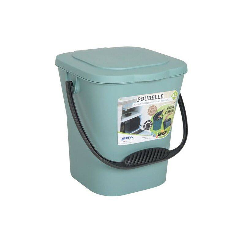 EDA - Seau Compost Vert avec couvercle 6 L.  - Image 3