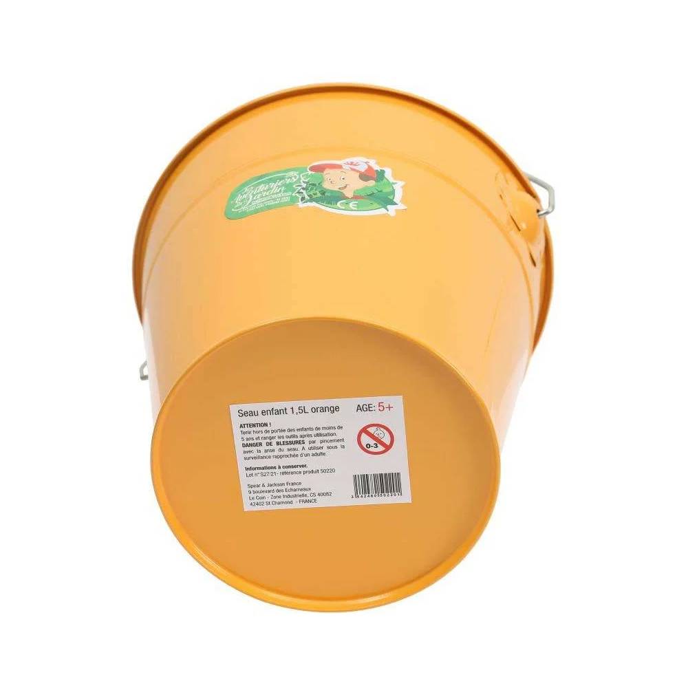 Seau enfant acier bois 1,5L 18 cm - SPEAR & JACKSON - Imagen 7
