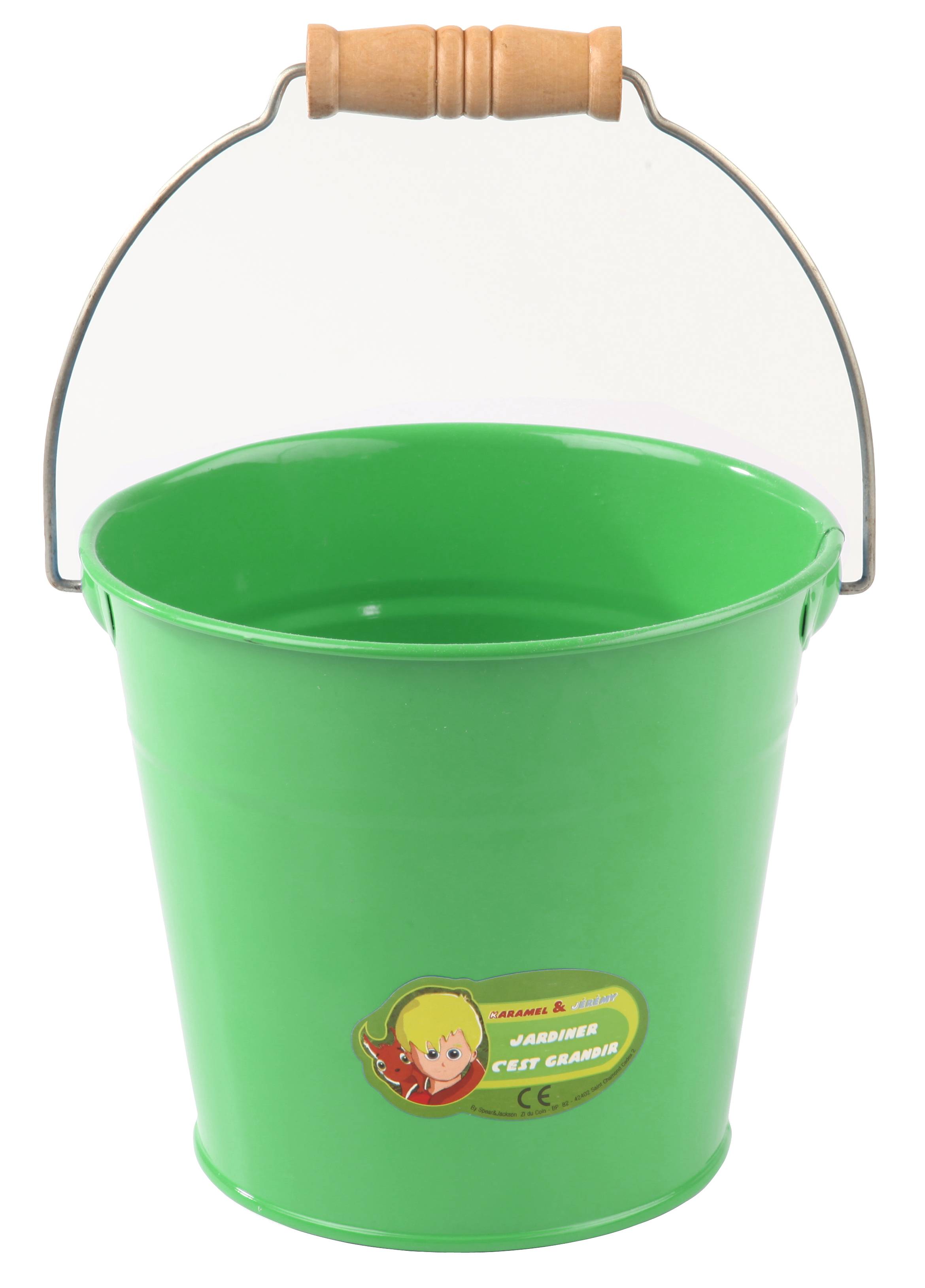 Seau enfant acier bois 1,5L 18 cm - SPEAR & JACKSON - Imagen 4