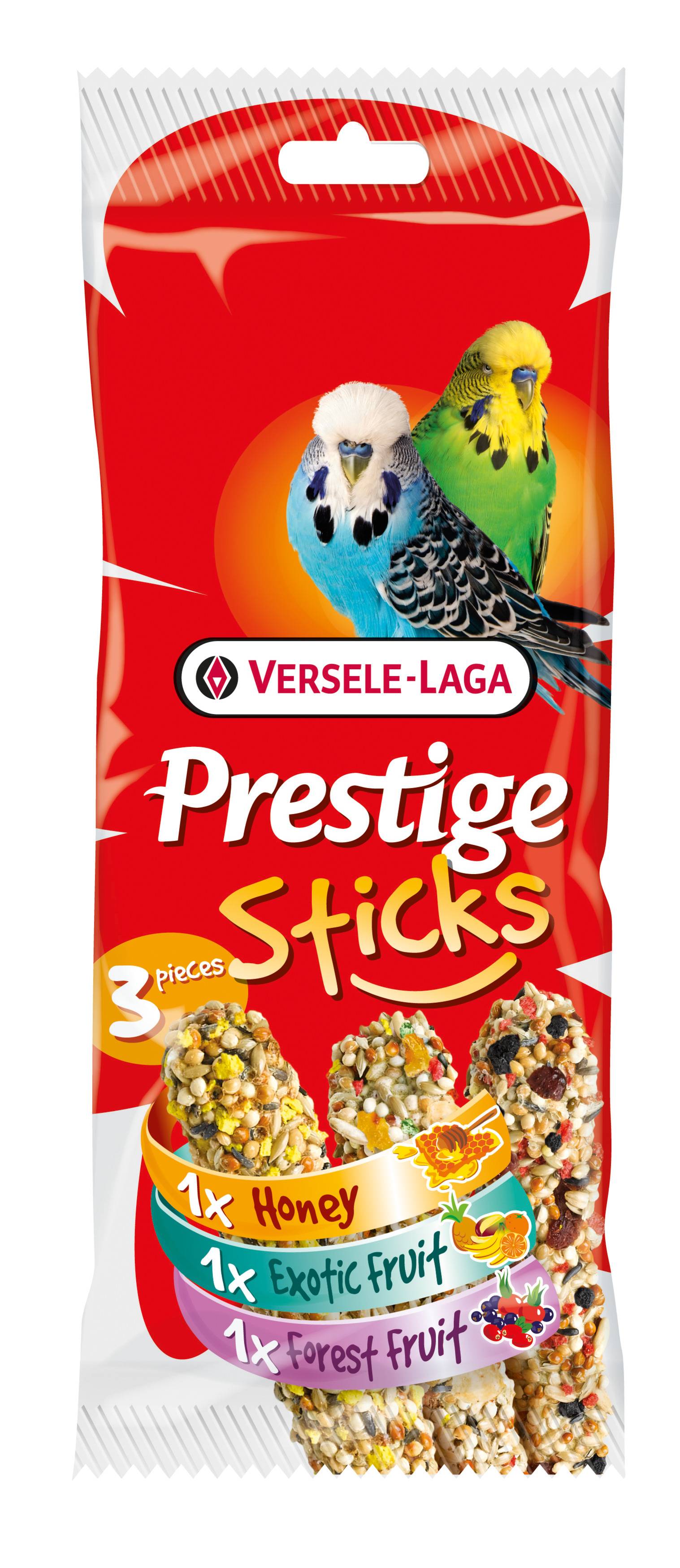 PRESTIGE Sticks Perruches trois variétes Pack 90 gr - Image 1