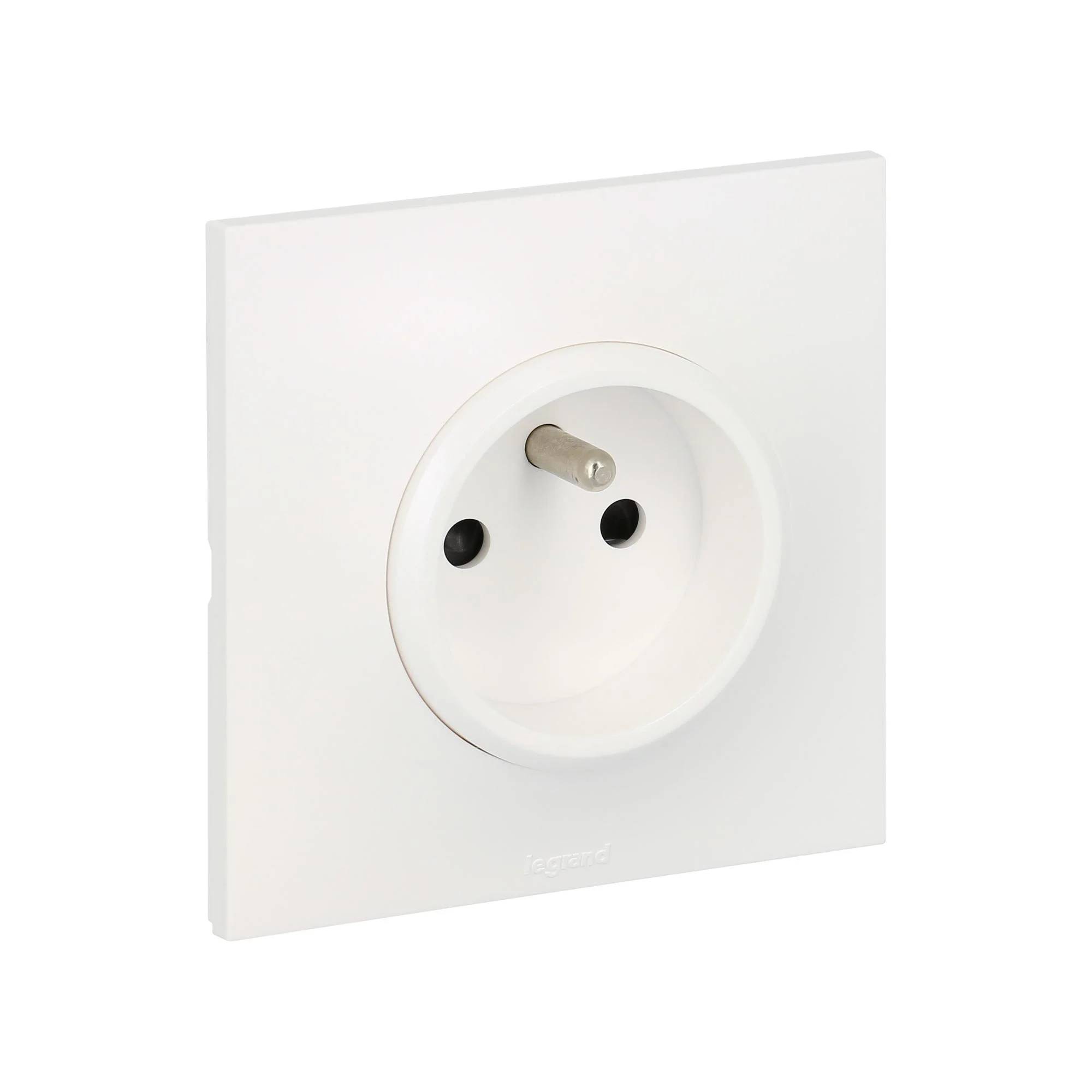 Prise de courant avec terre Neptune 16A blanc – LEGRAND - Image 3