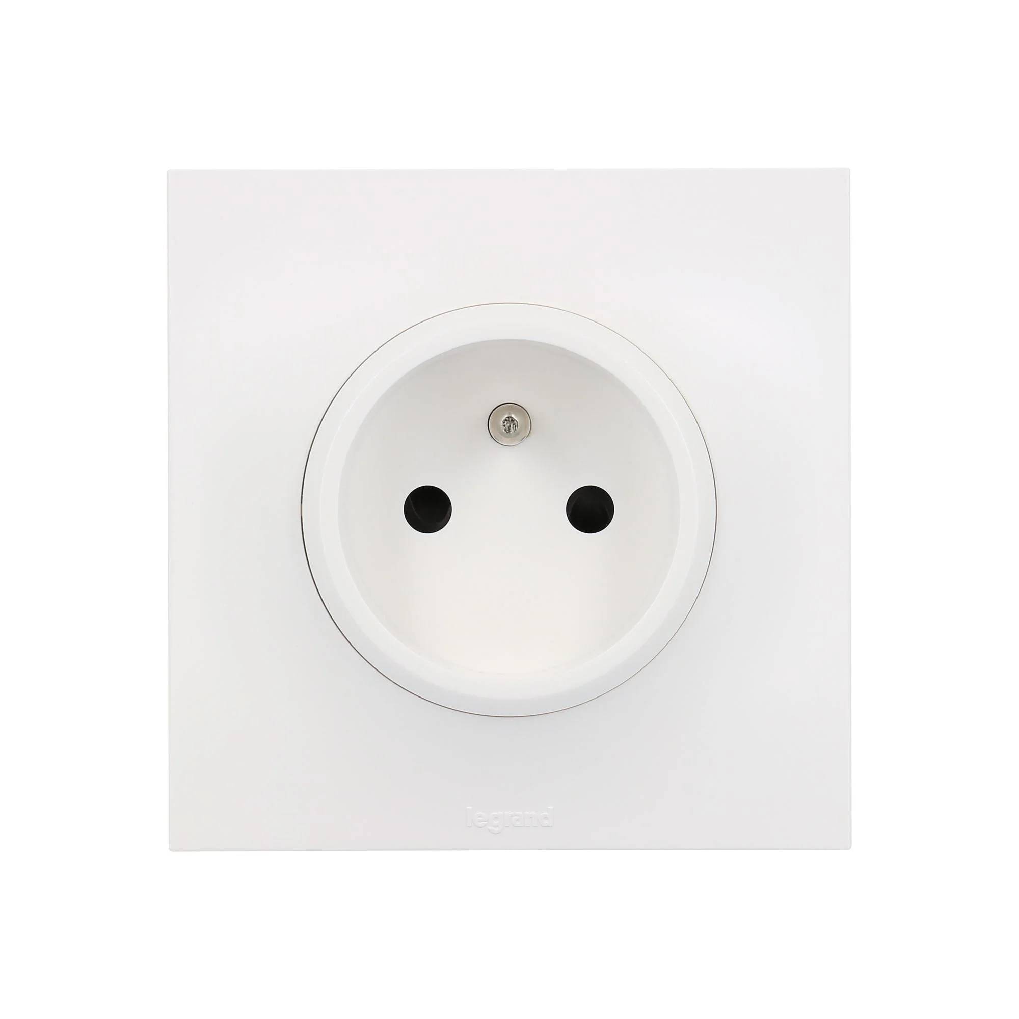 Prise de courant avec terre Neptune 16A blanc – LEGRAND - Image 5