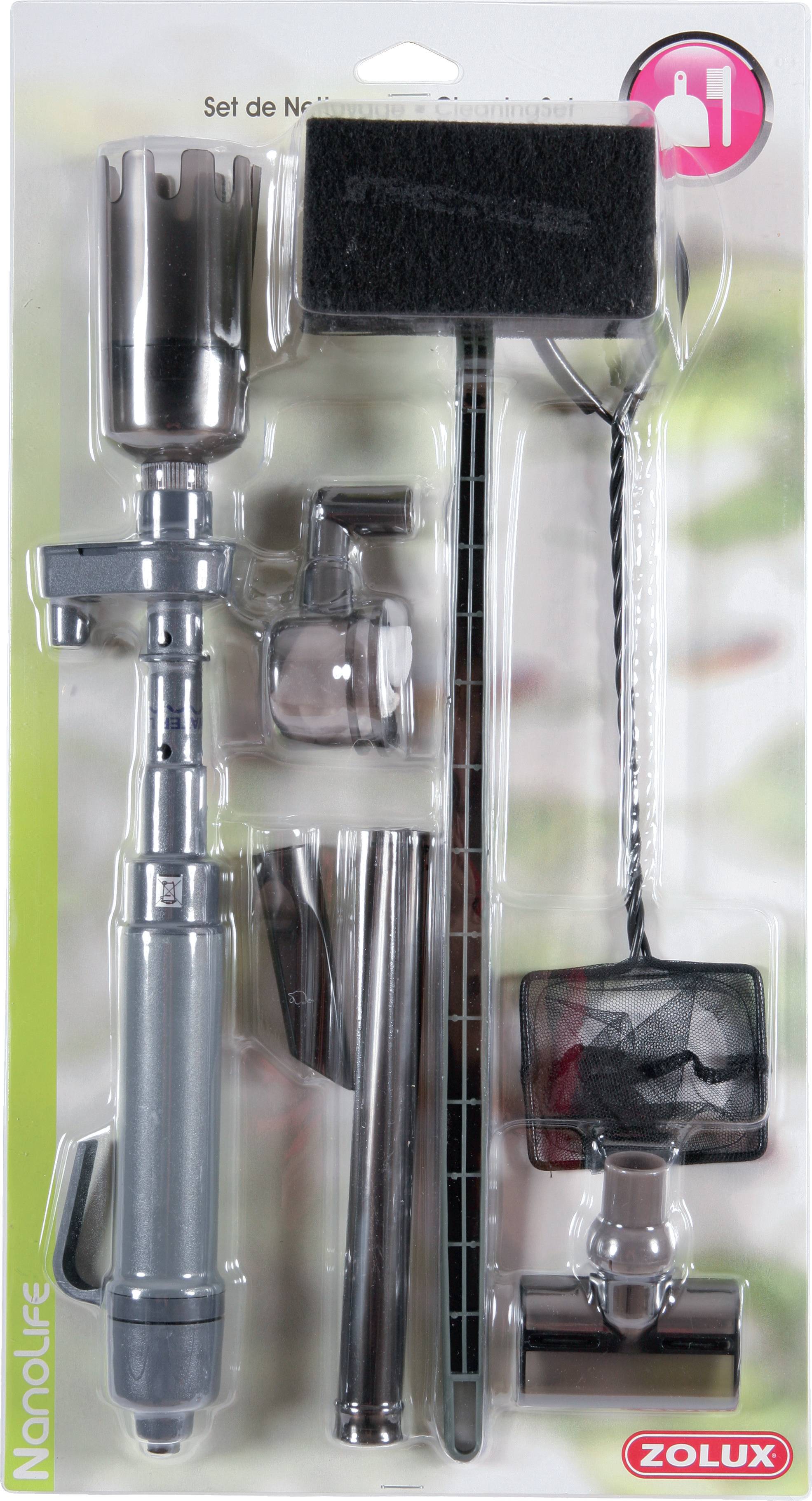 Zolux - Kit de nettoyage aquarium 3 accessoires telescopique – ZOLUX - Imagen 2