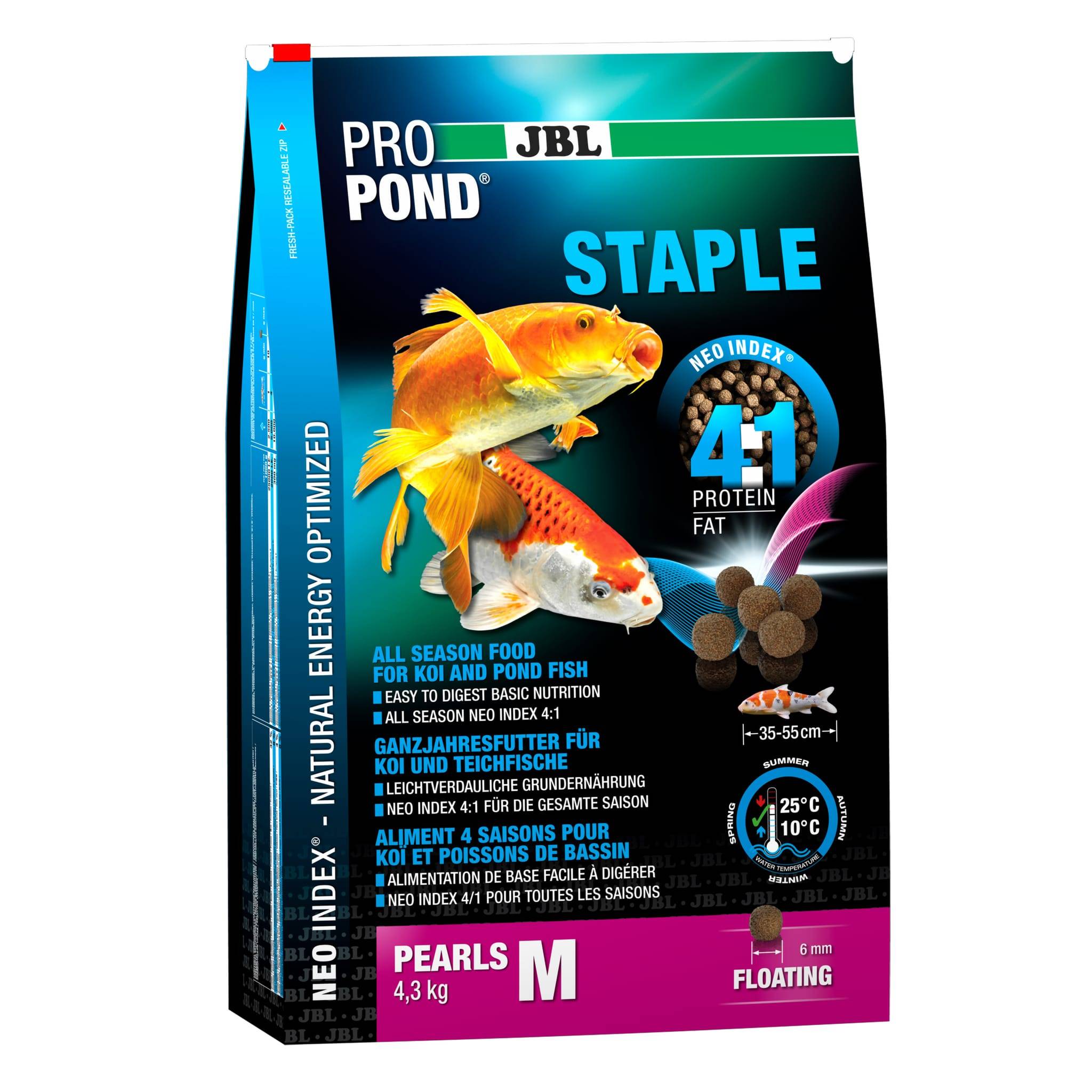 JBL - Granulés pour carpes Koï et poissons de bassin de 35 à 55 cm