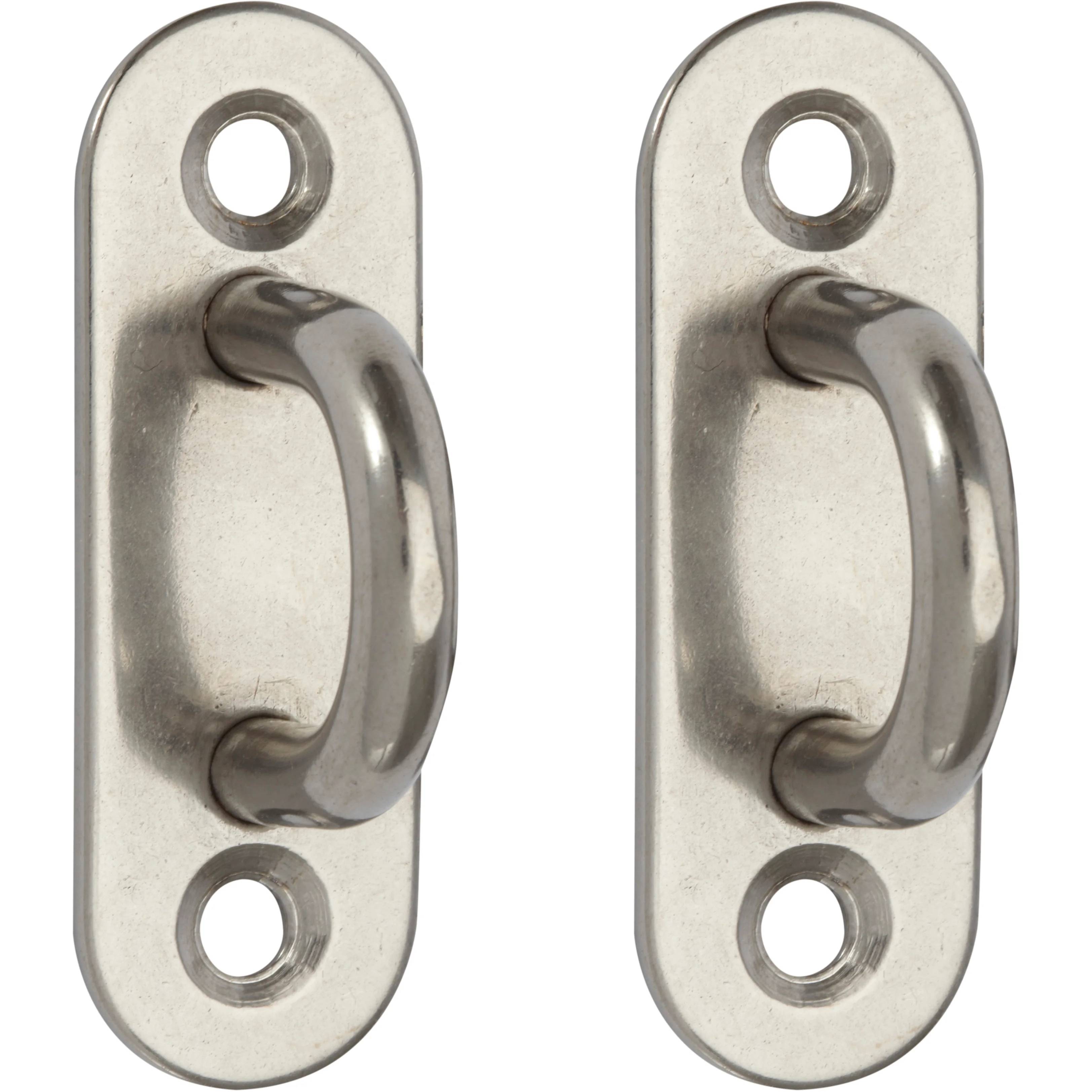 Lot de 2 platines à œil inox 410 kg 60 x 20 mm STANDERS - Image 2