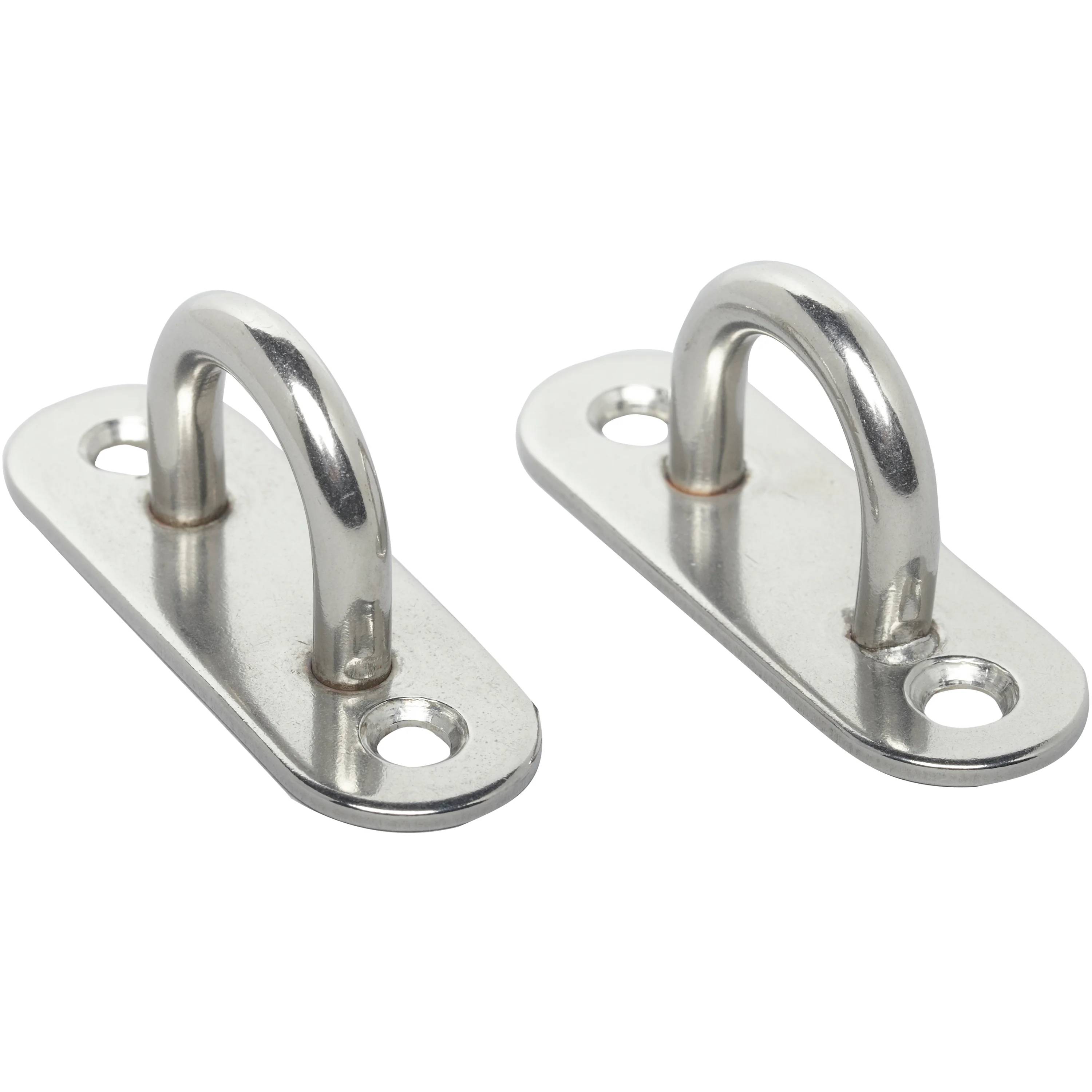 Lot de 2 platines à œil inox 410 kg 60 x 20 mm STANDERS - Image 1