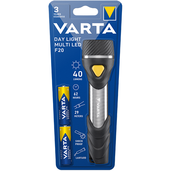 Lampe de poche multi LED aluminium caoutchouc VARTA - Imagen 1