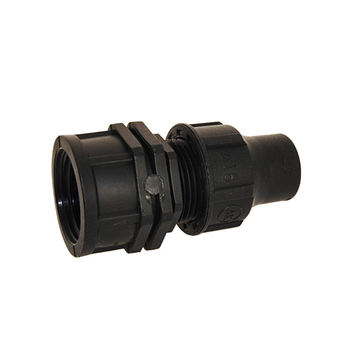 Conector de compresión hembra para PE GAG - TECHNO