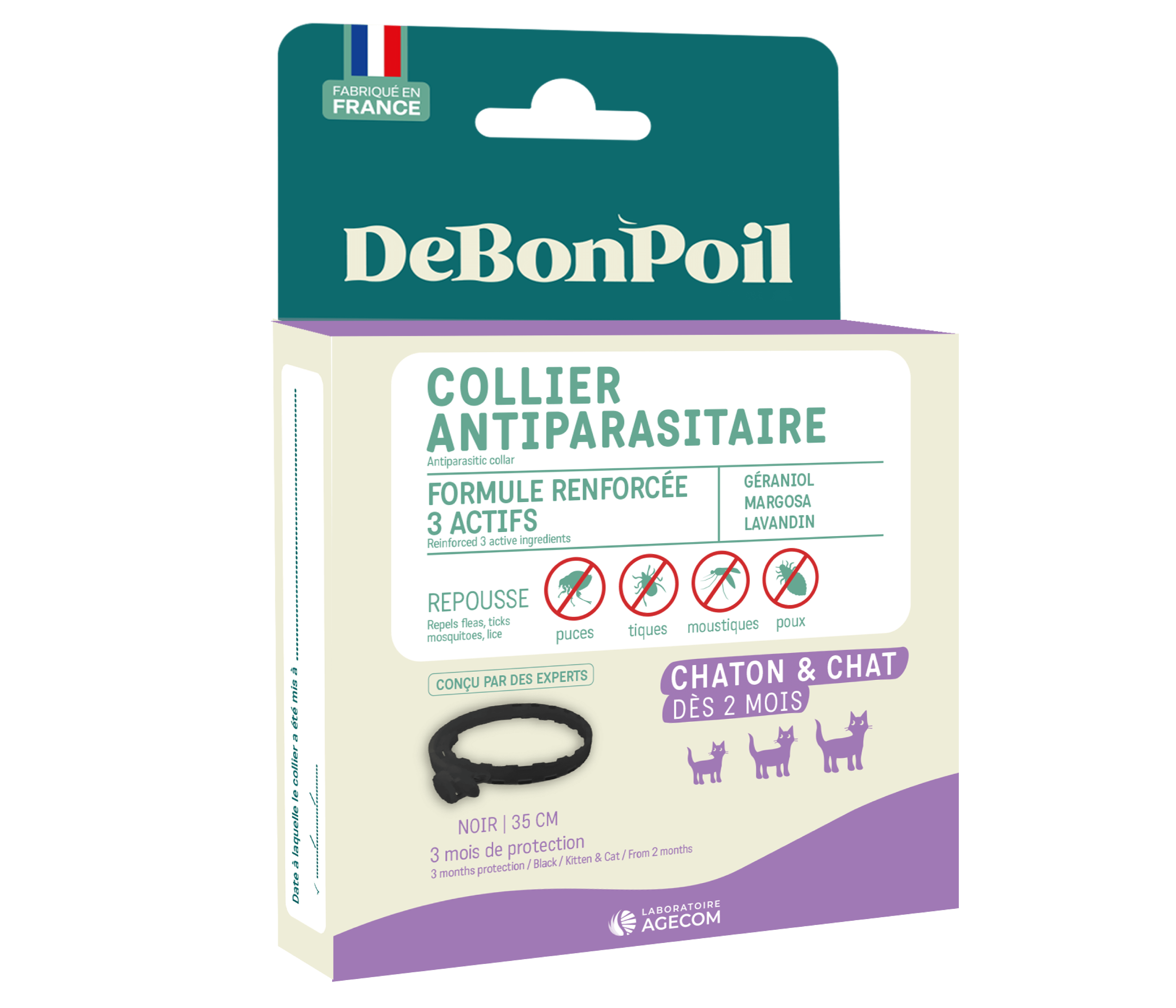 Collier Antiparasitaire Chat – ACTIPLANT'3 - Image 2