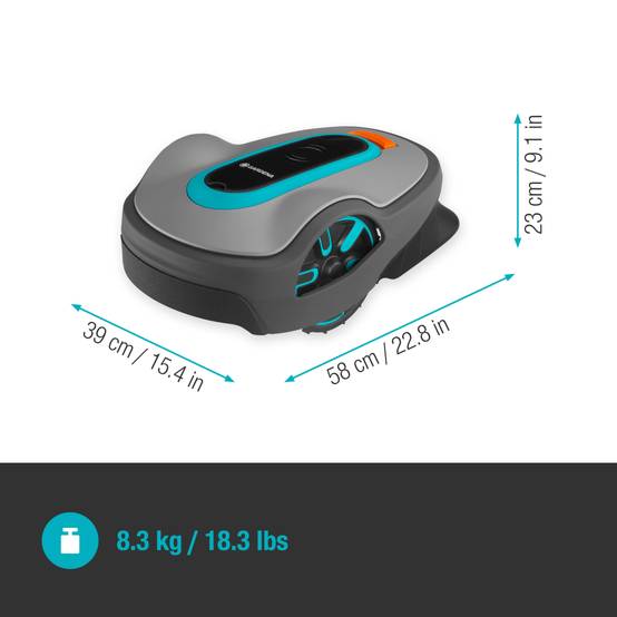 Tondeuse robot connecté Bluetooth Sileno Life 750m² - GARDENA - Image 2