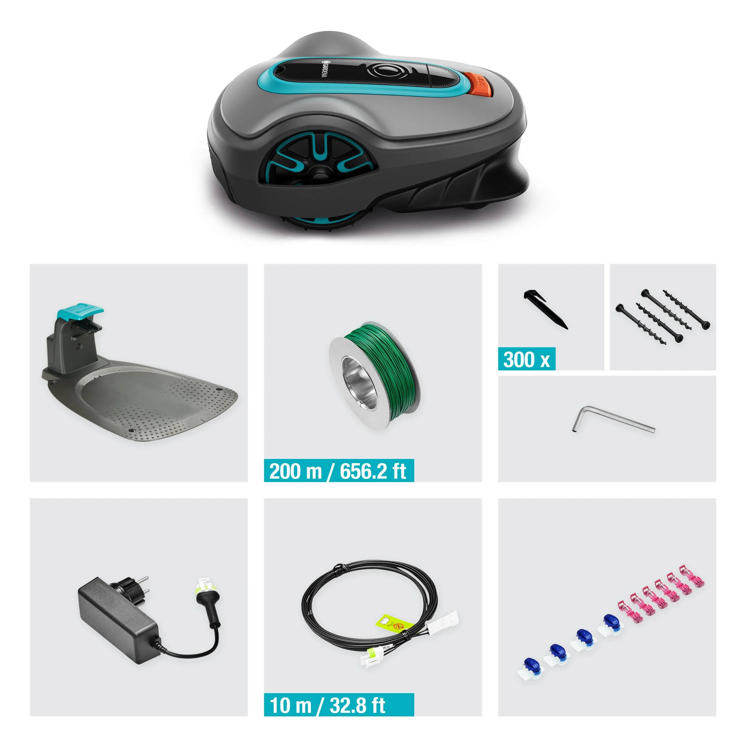 Tondeuse robot connecté Bluetooth Sileno Life 750m² - GARDENA - Image 1