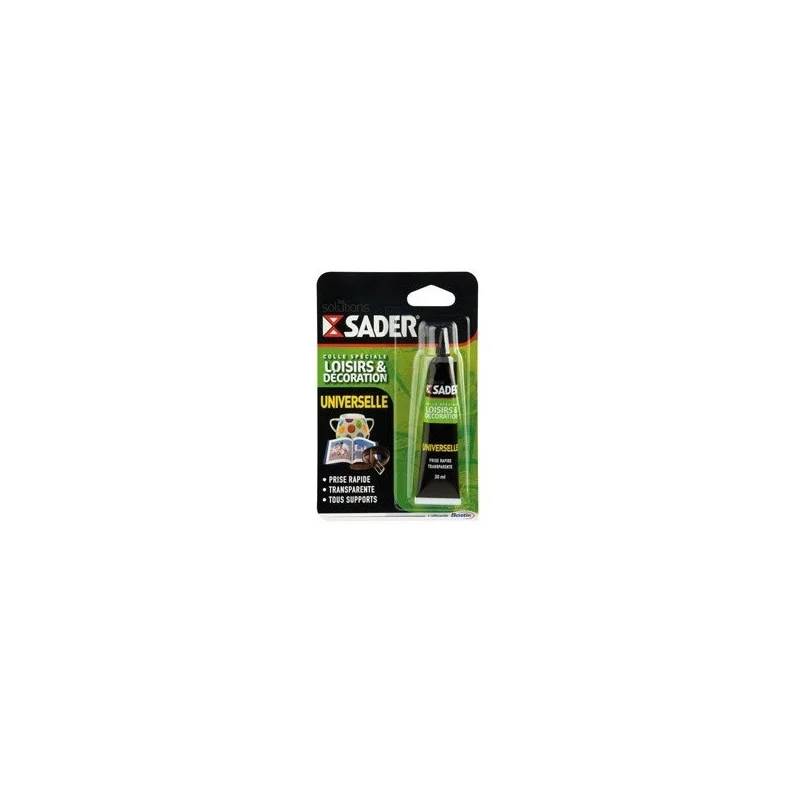 Pegamento universal gel transparente 30 ml - SADER